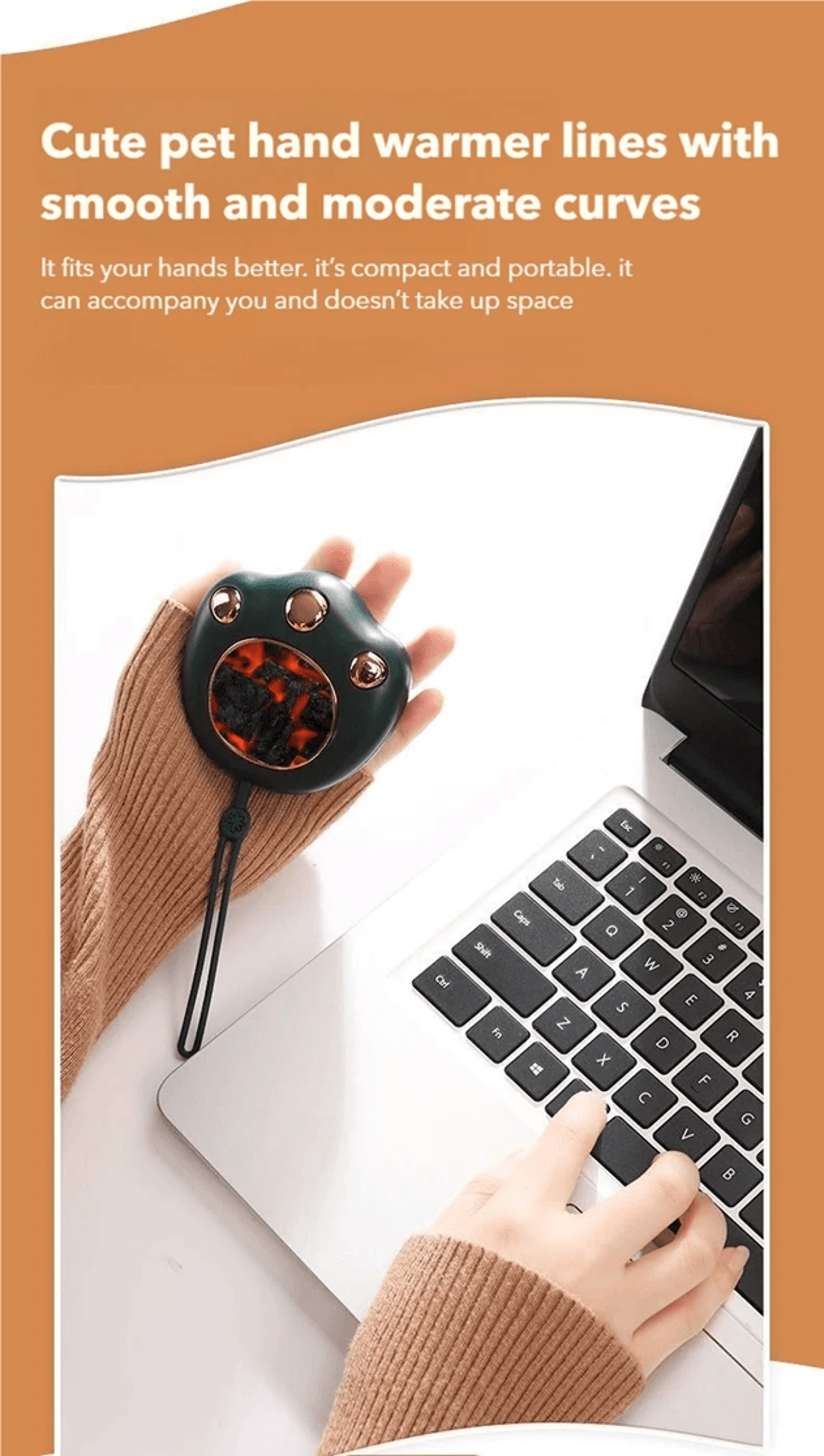 Rechargeable Electric Hand Warmers Portable Pocket Heater 1