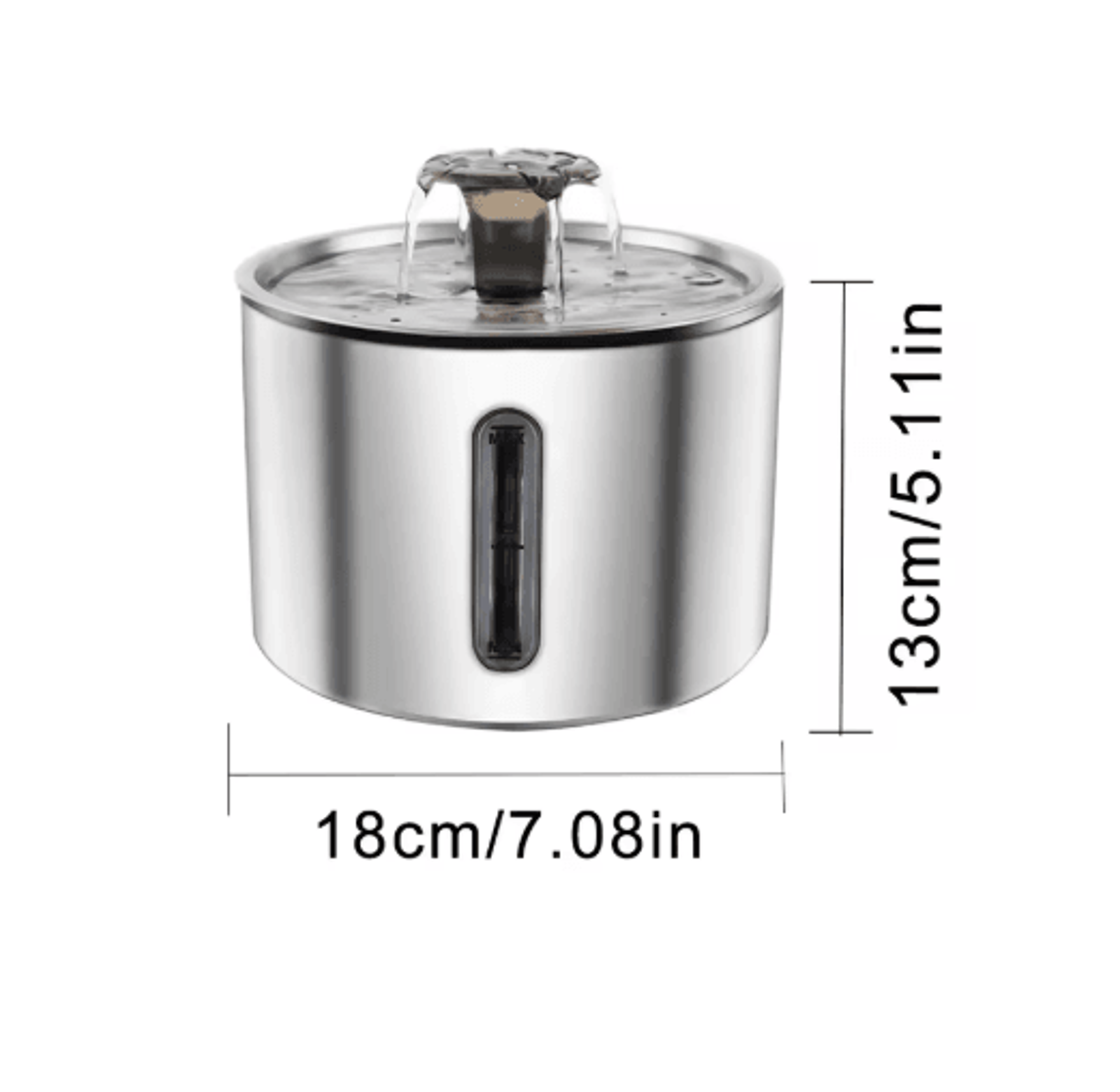 Stainless Steel Cat Water Fountain 25L Automatic Pet Water Dispenser 2