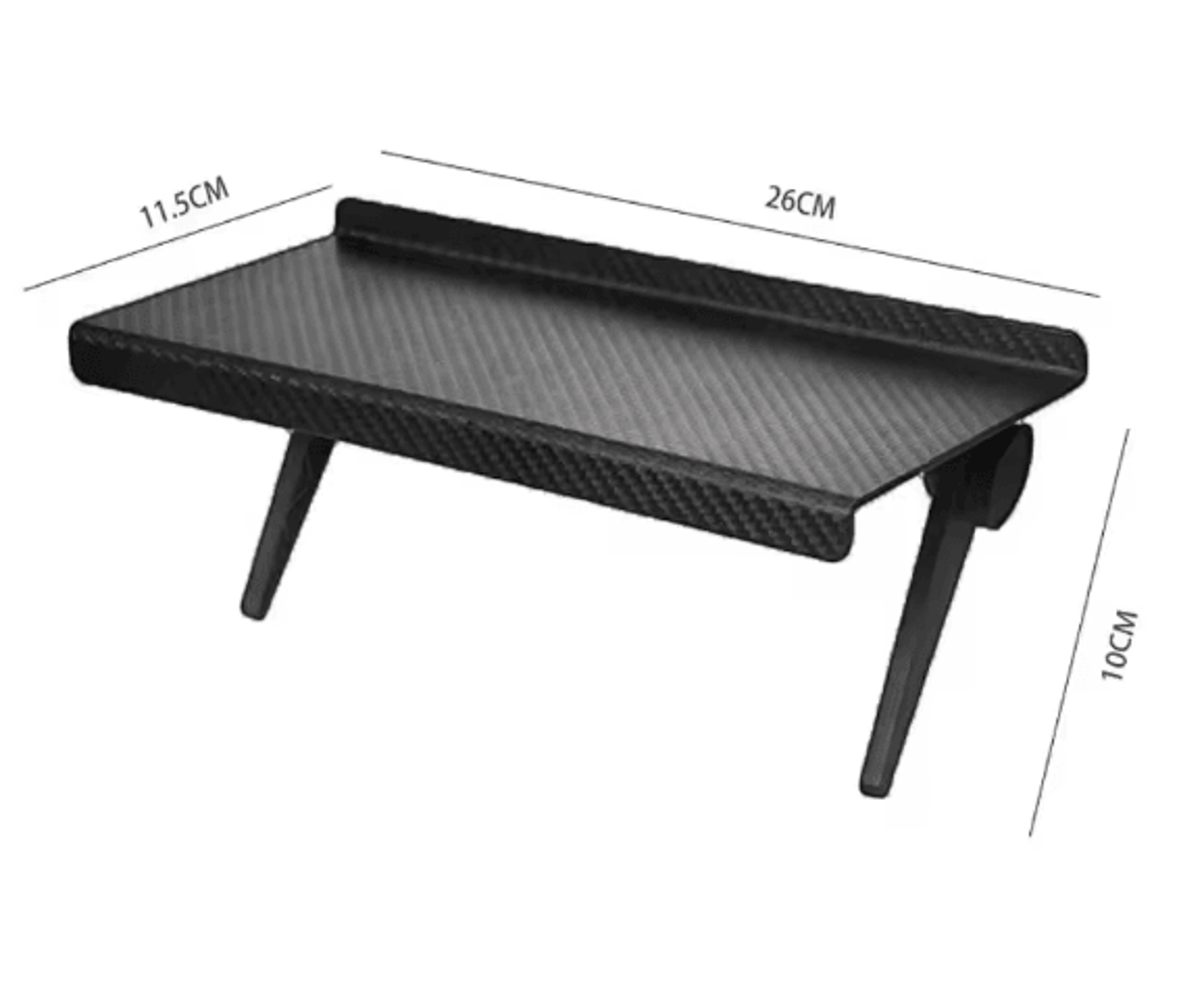 No Drill TV Screen Storage Rack For Router And Set Top Box 3
