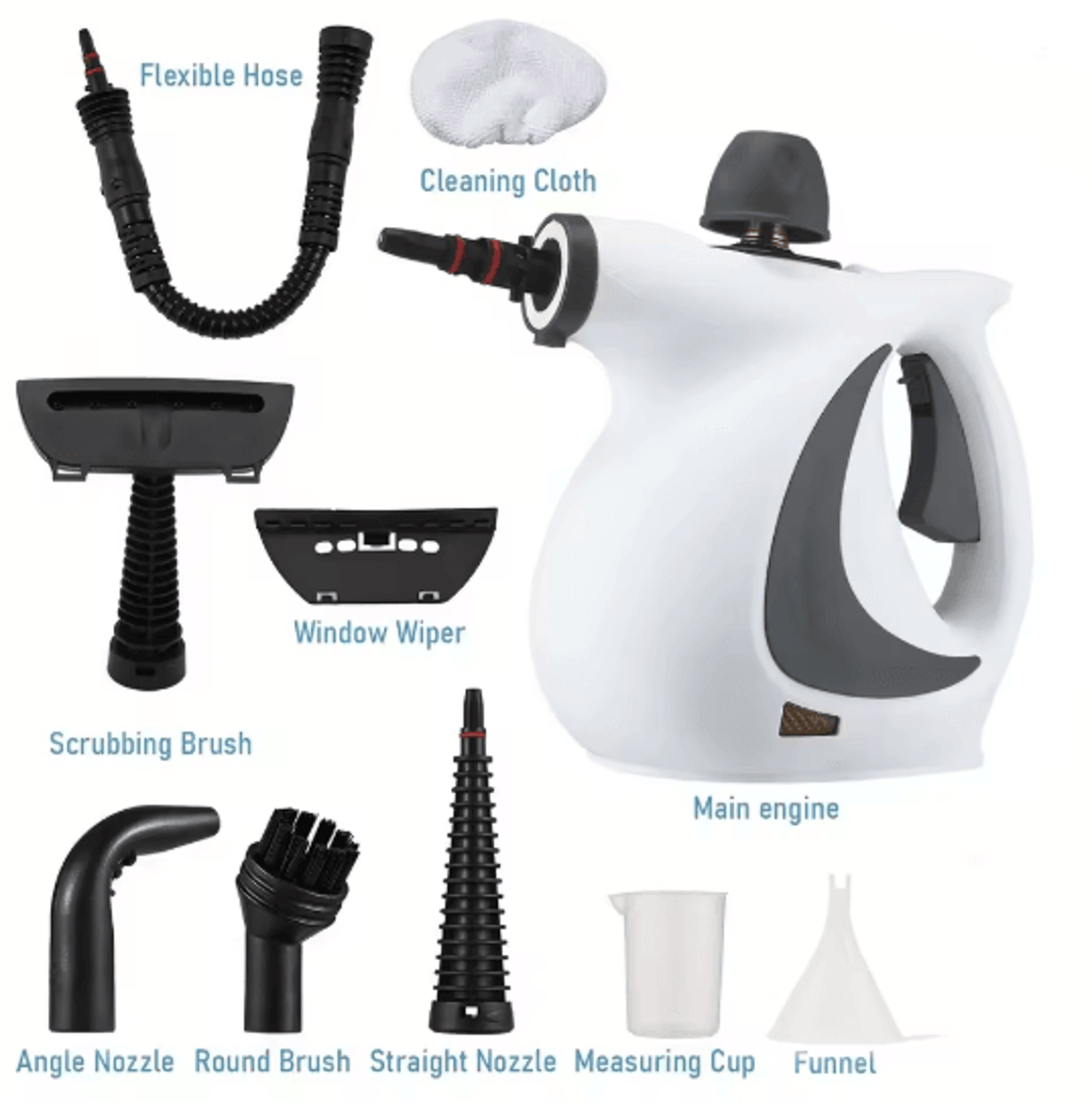 Pressurized Handheld Steam Cleaner High Pressure Multi Surface Steamer 5