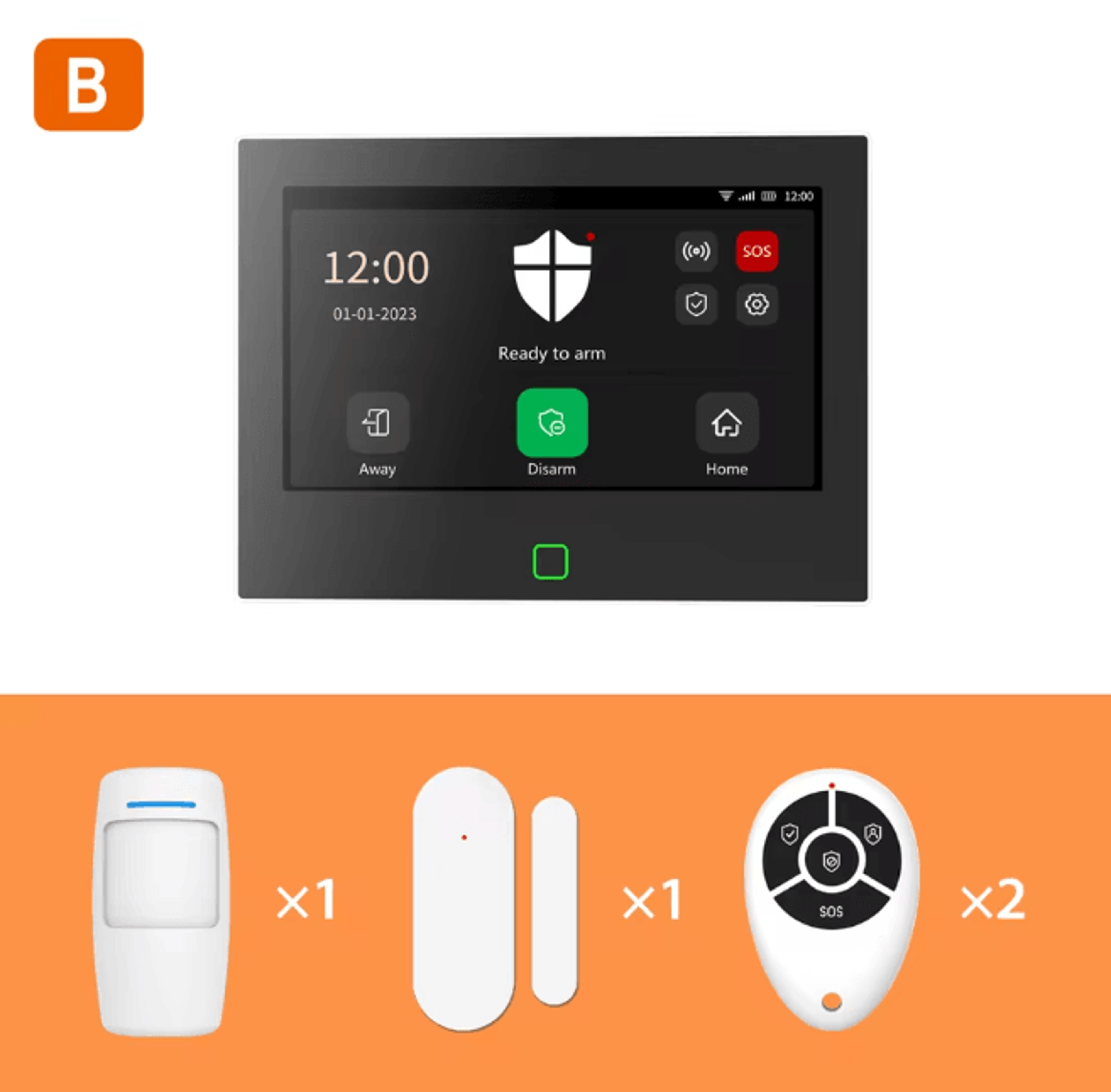 Staniot Smart Home Security Alarm System Wireless 4G WIFI With Touch Screen Siren 5