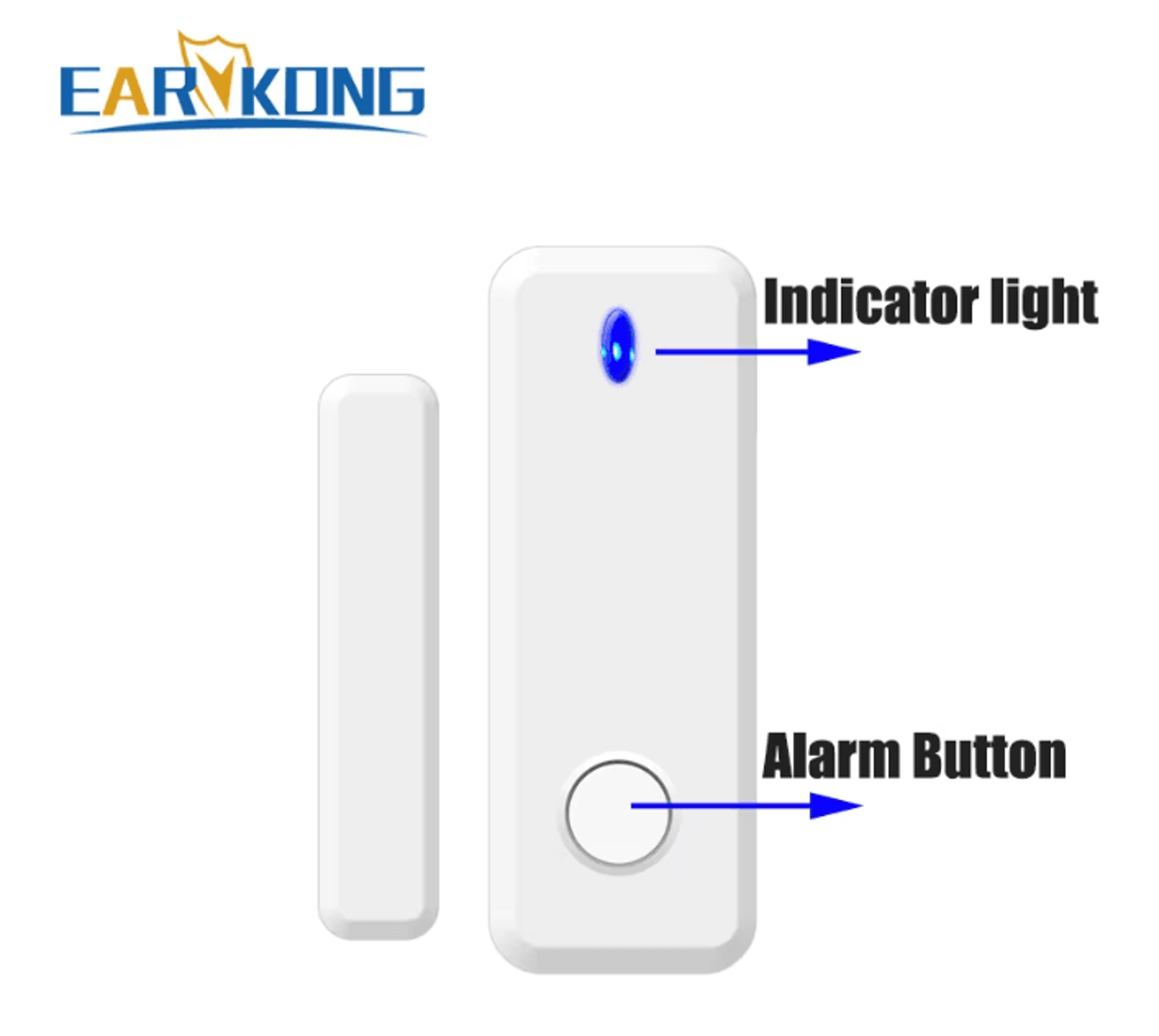 Wireless Door Window Sensor 433MHz Smart Home Security Open Detector 1