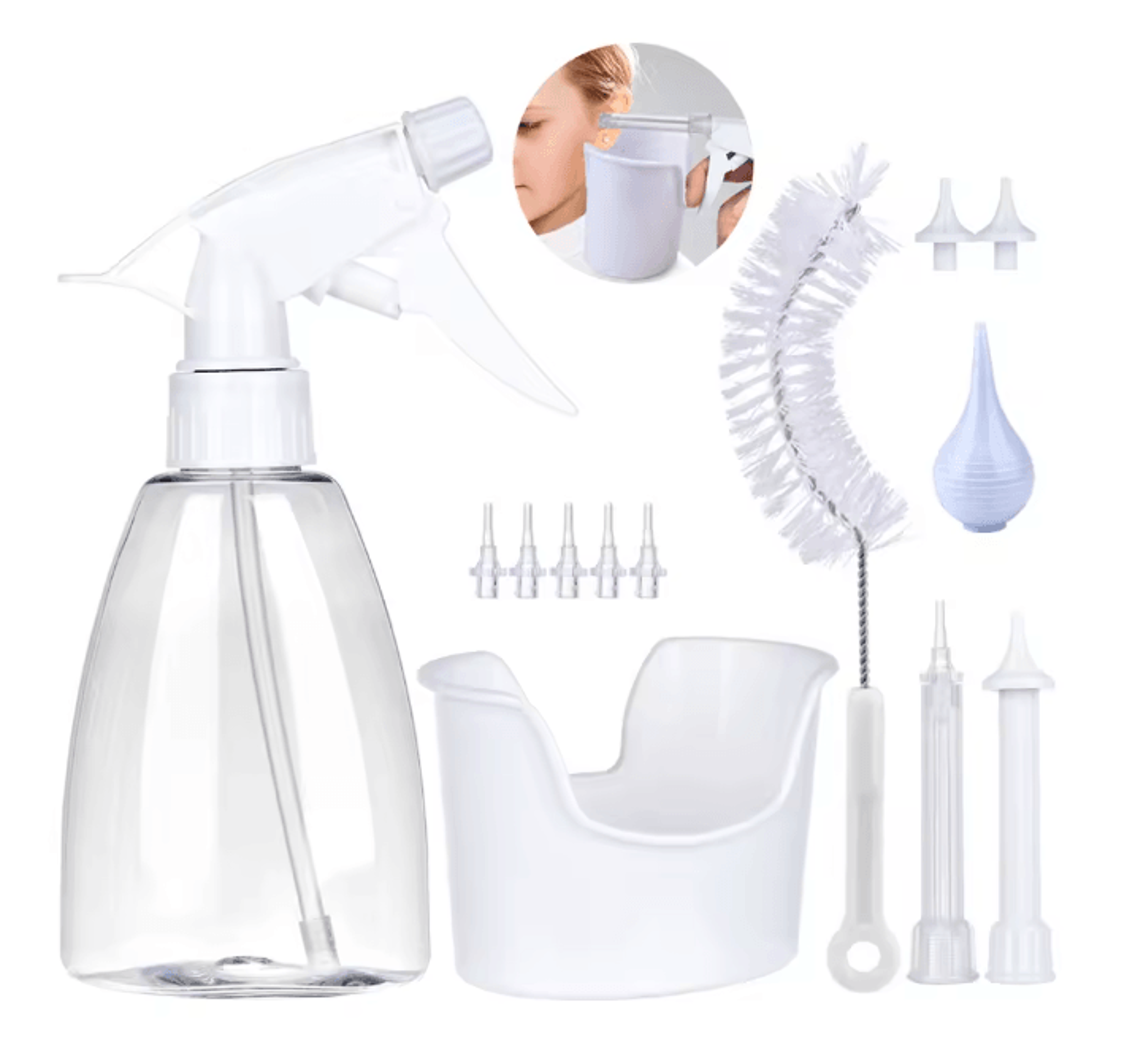 300ml Ear Wax Removal Kit Ear Cleaner Irrigation Flushing System 0