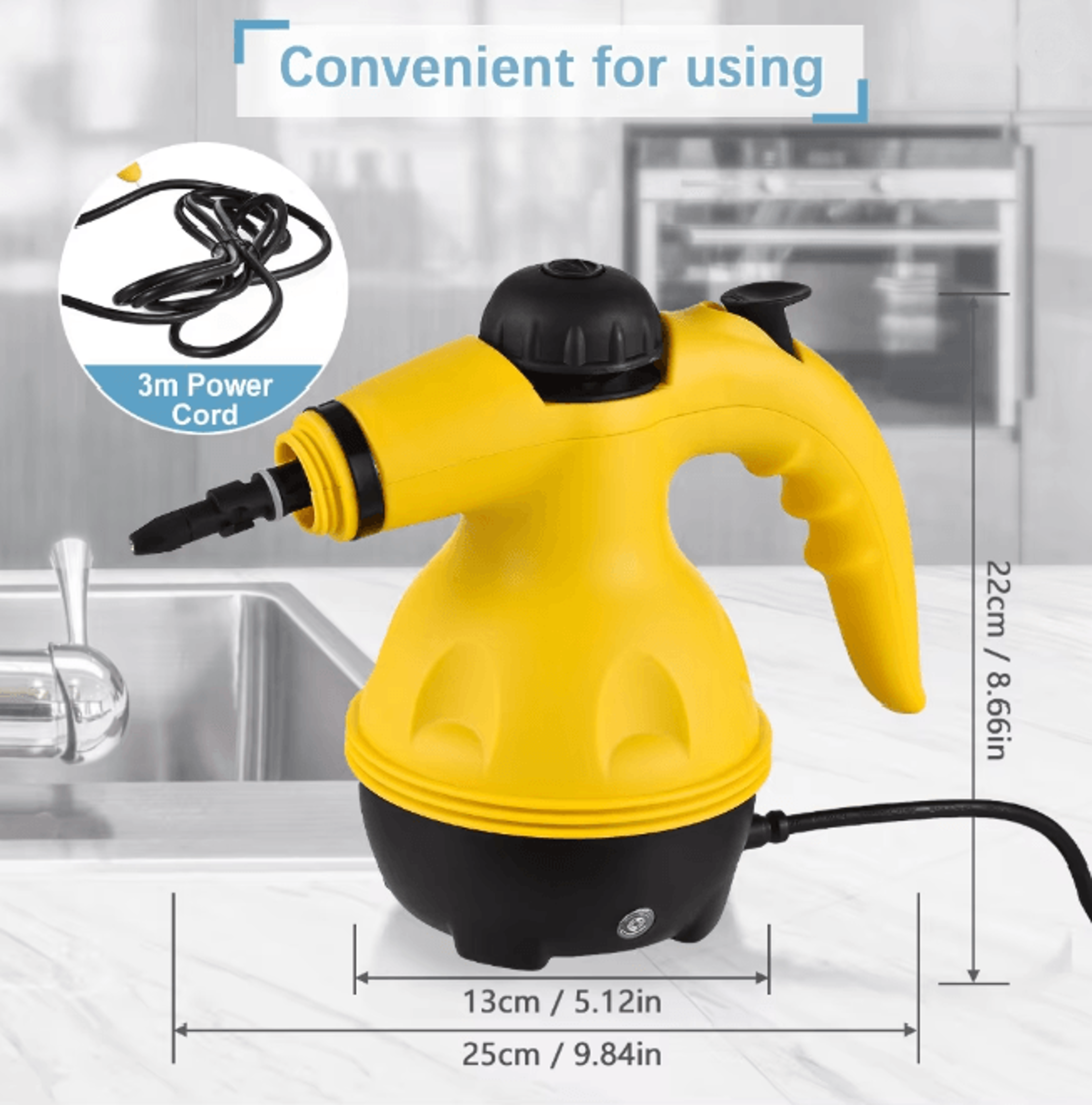 Handheld High Temperature Steam Cleaner Portable Home Deep Cleaning Tool 3
