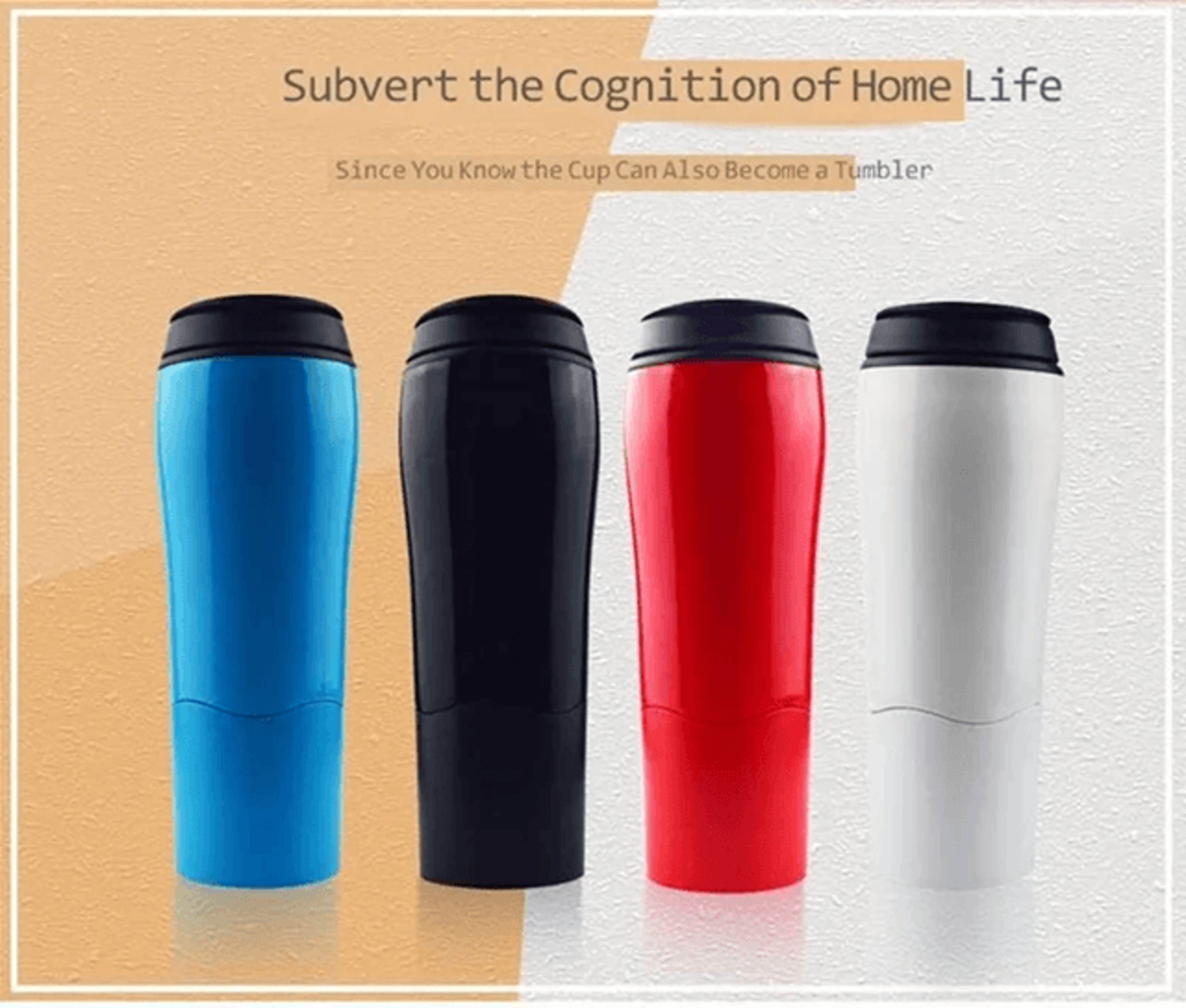 GripSafe Magic Suction Cup Anti Spill Water Cup For Kids And Travel 0