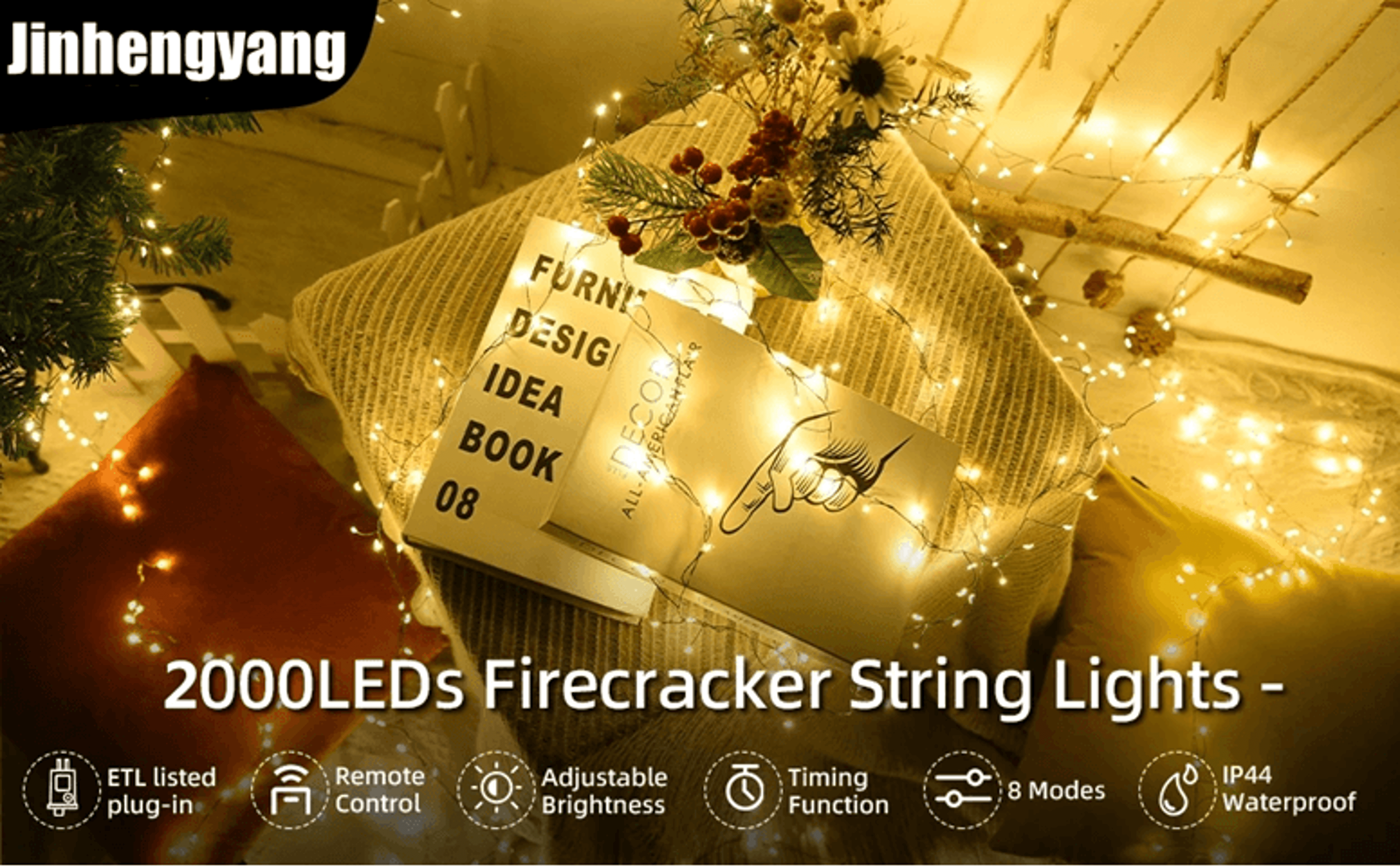 StarWeave Remote Control Copper Wire String Lights For Indoor And Outdoor Decor 0