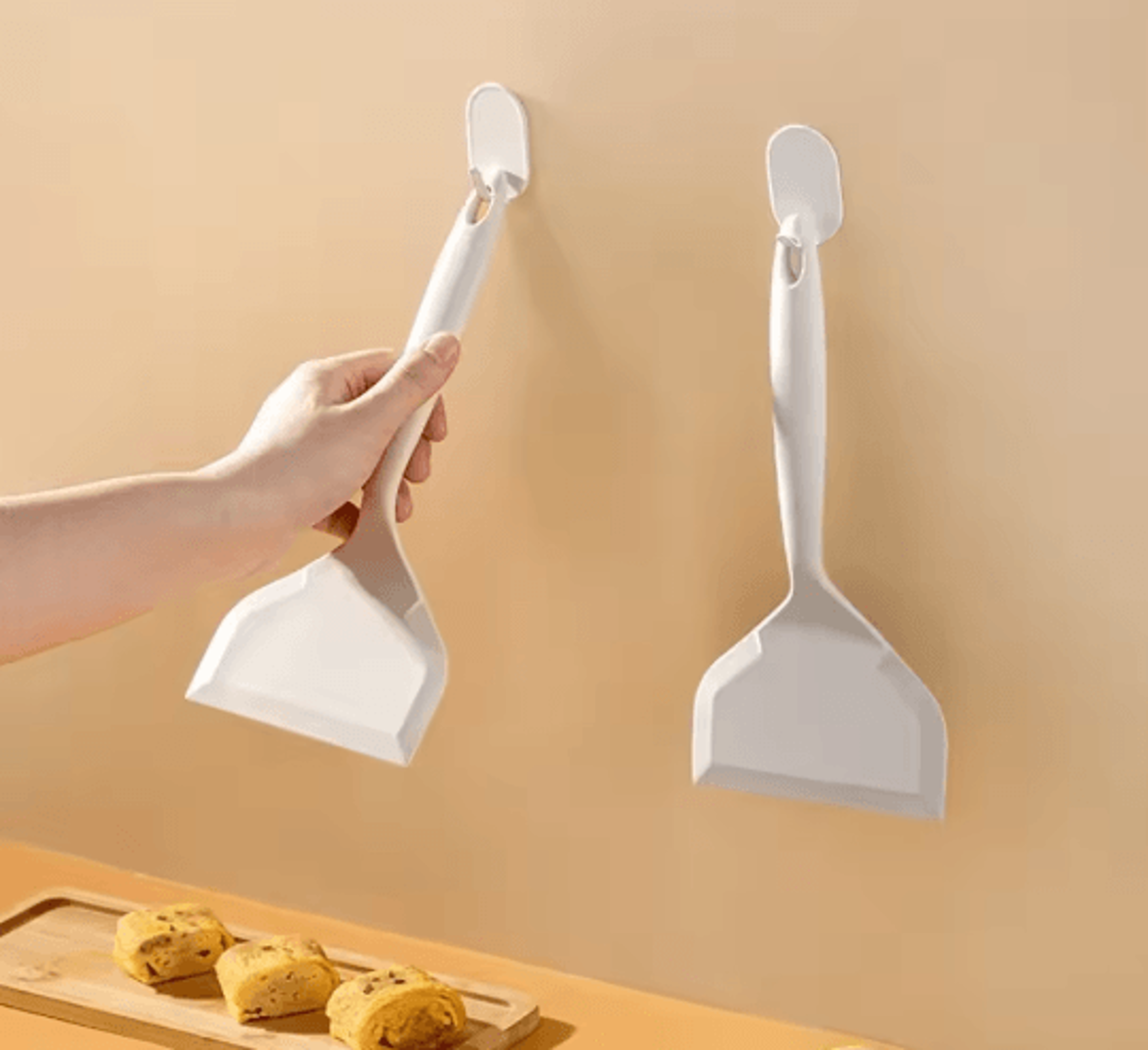 Heat Resistant Silicone Spatula Non Stick Cooking And Baking Tool 3