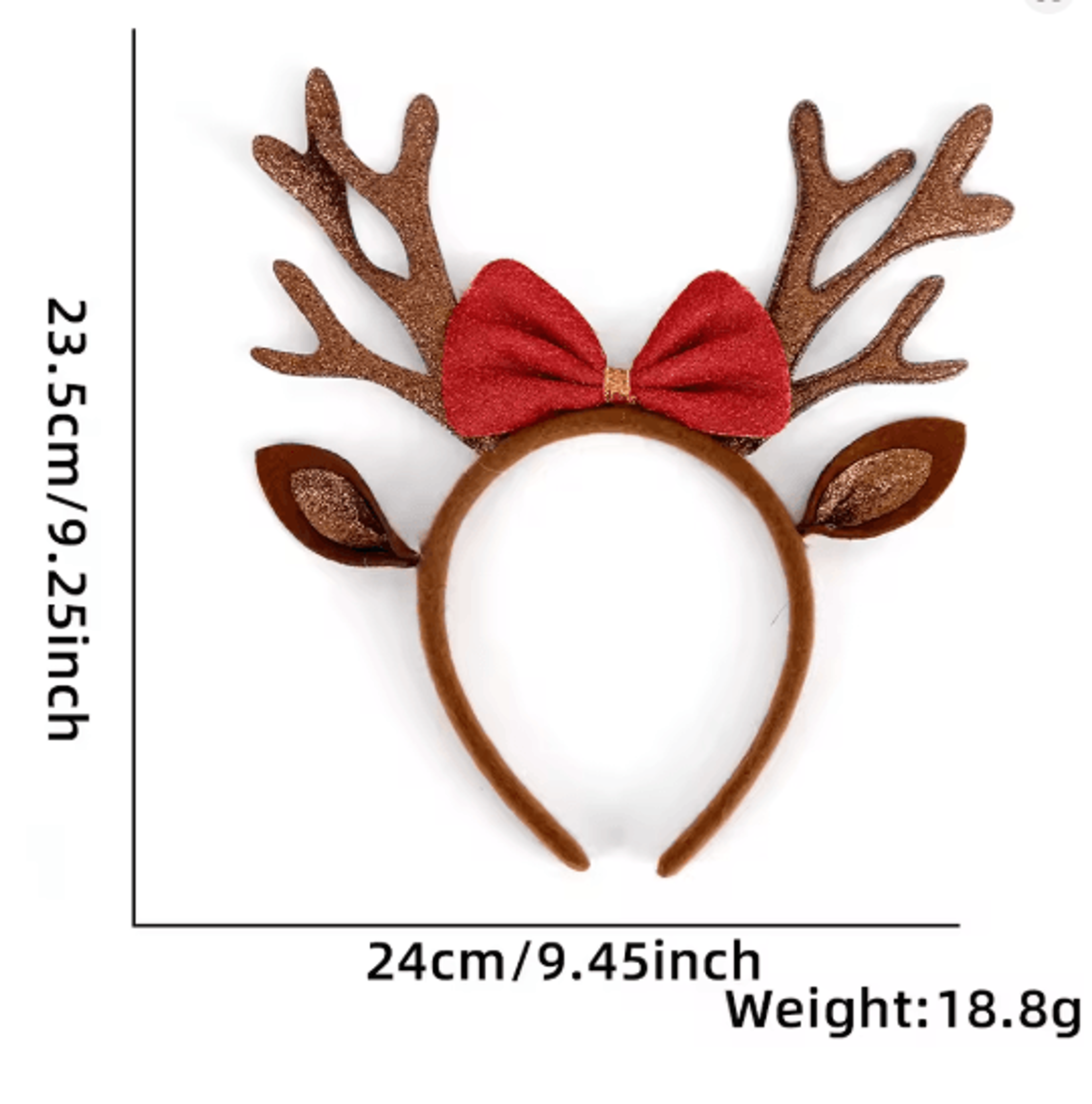 Christmas Antler Headband Cute Reindeer Hair Accessorie 5
