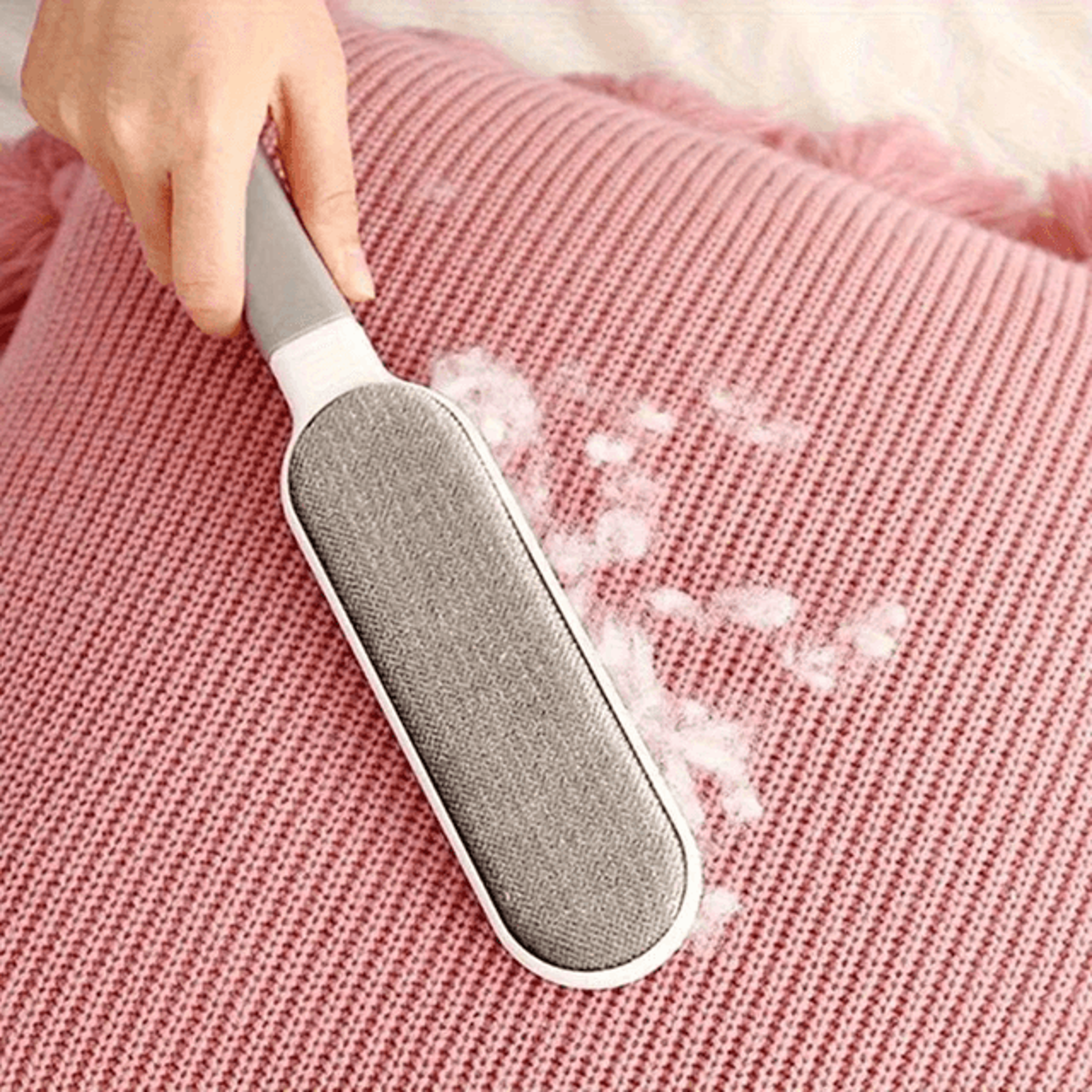 Double Sided Pet Hair Remover Brush For Clothing Furniture And Carpet Cleaning 2