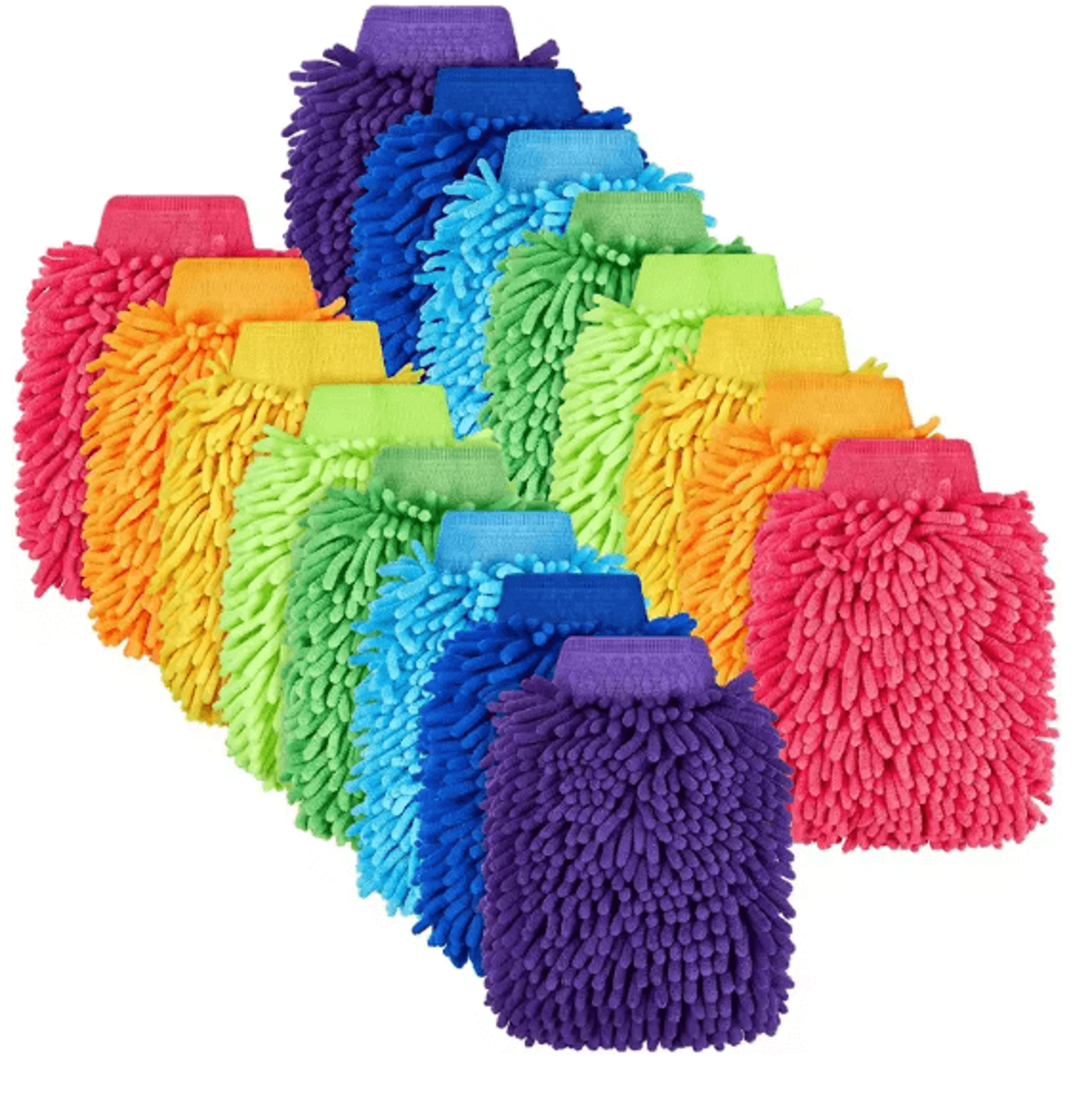 Microfiber Car Wash Gloves For Scratch Free Auto Cleaning 0