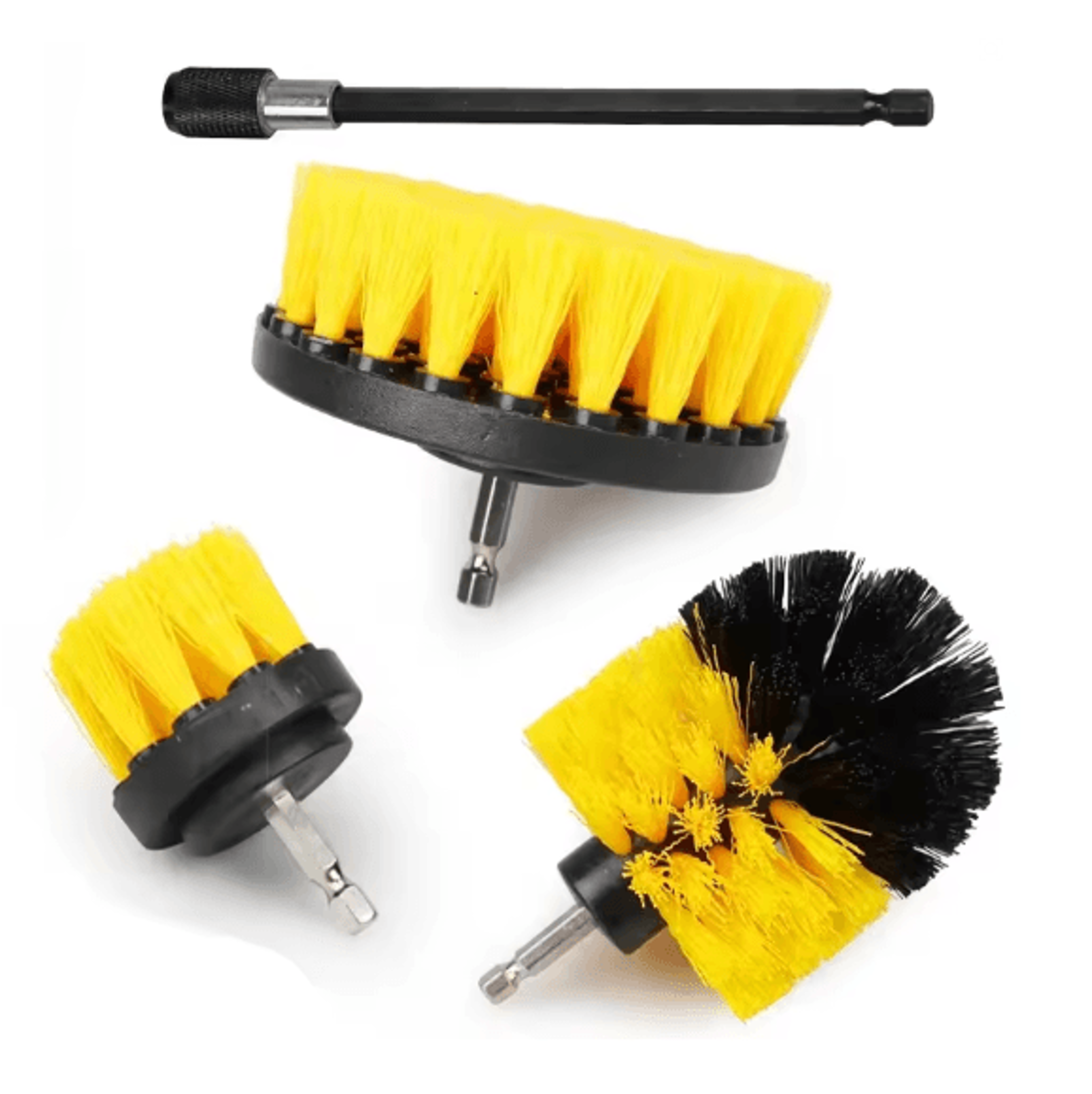 Electric Drill Brush Scrubber Set For Bathroom And Household Deep Cleaning 8