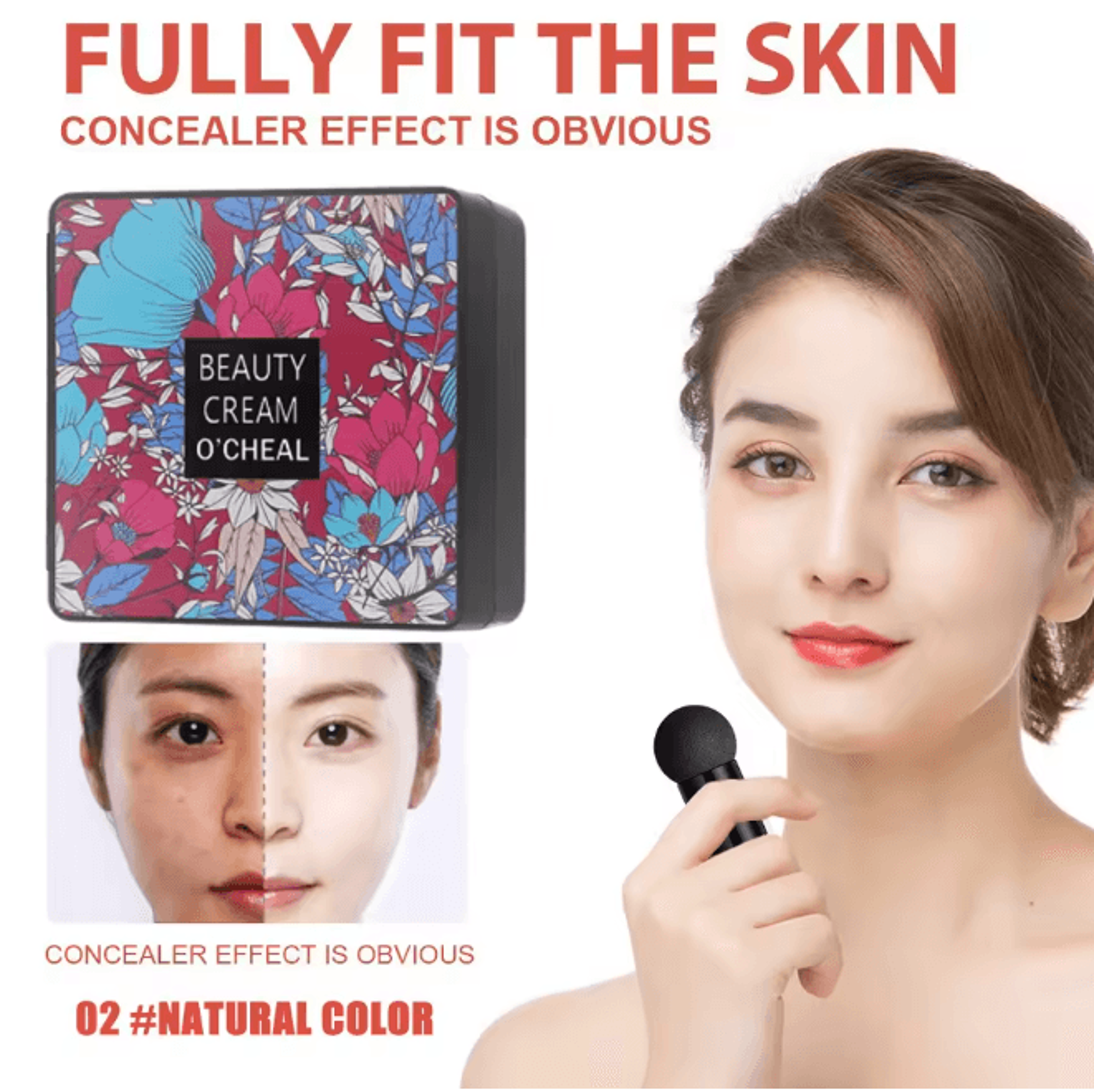 GlowMush BB Cream Sponge Mushroom Makeup Blender For Natural Finish 1
