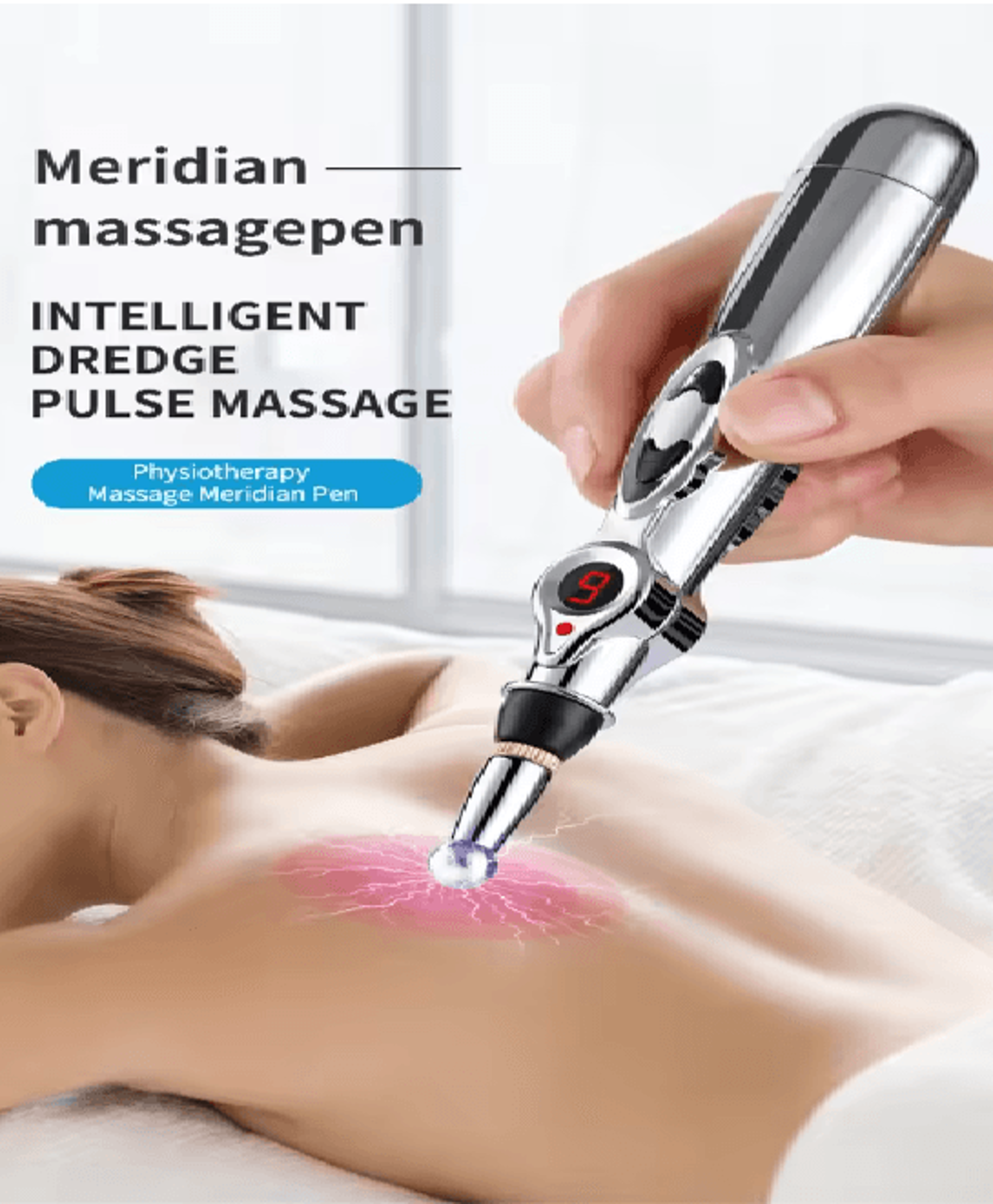 MeridianEase Electronic Acupuncture Pen Acupoint Massage Tool 0
