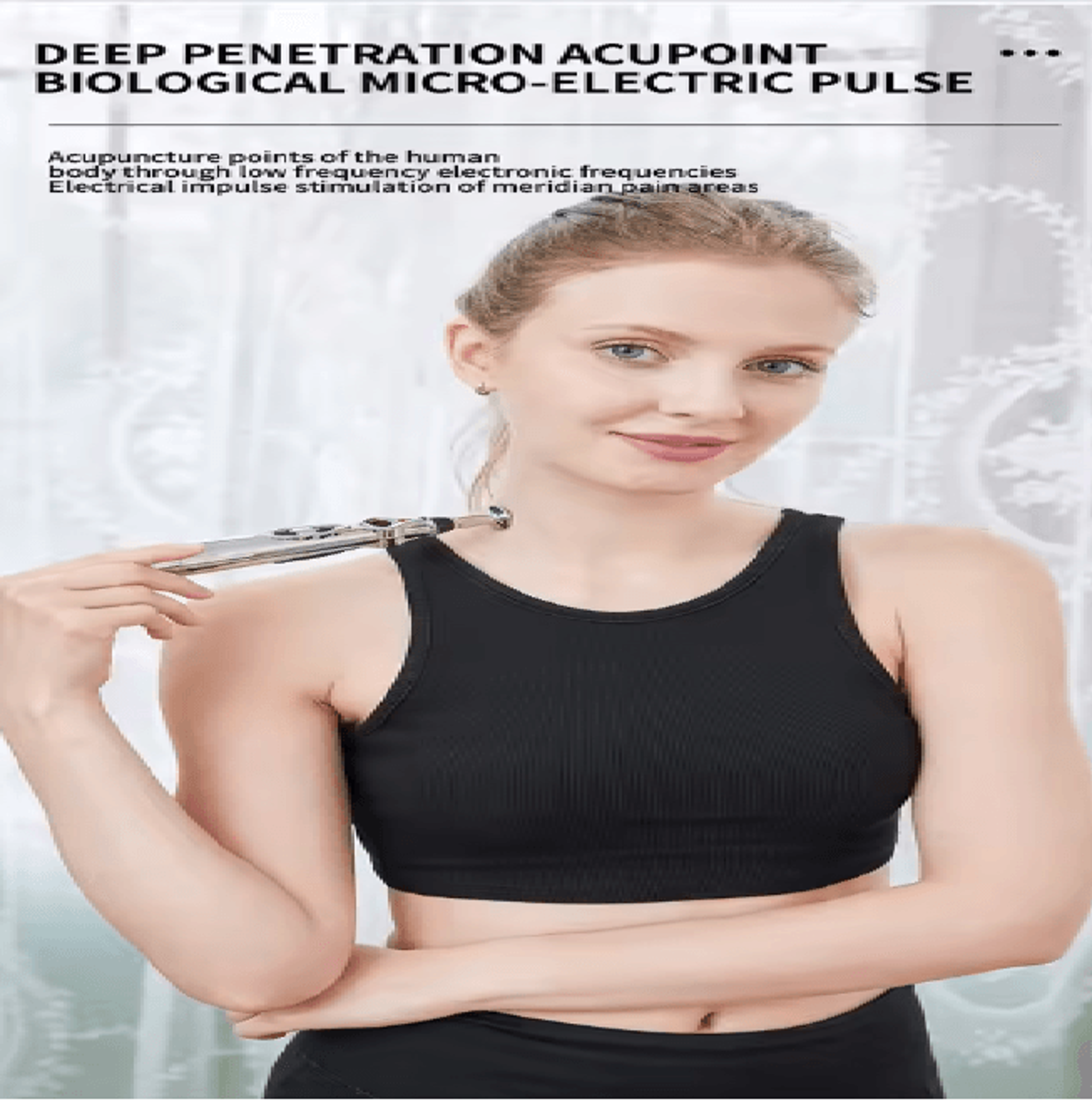 MeridianEase Electronic Acupuncture Pen Acupoint Massage Tool 3
