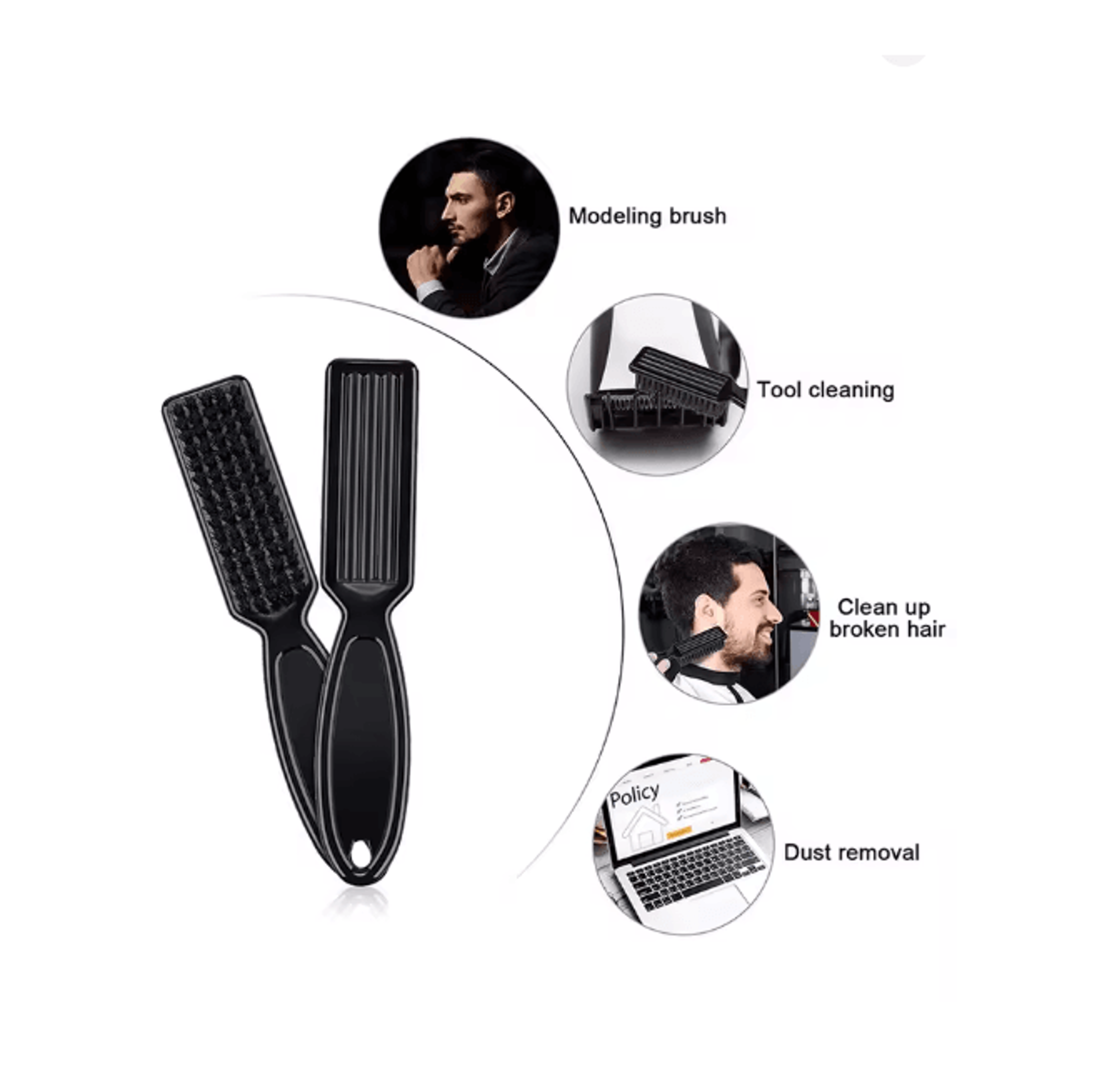CleanCut Barber Neck Duster Brush Beard And Hair Cleaning Tool 1