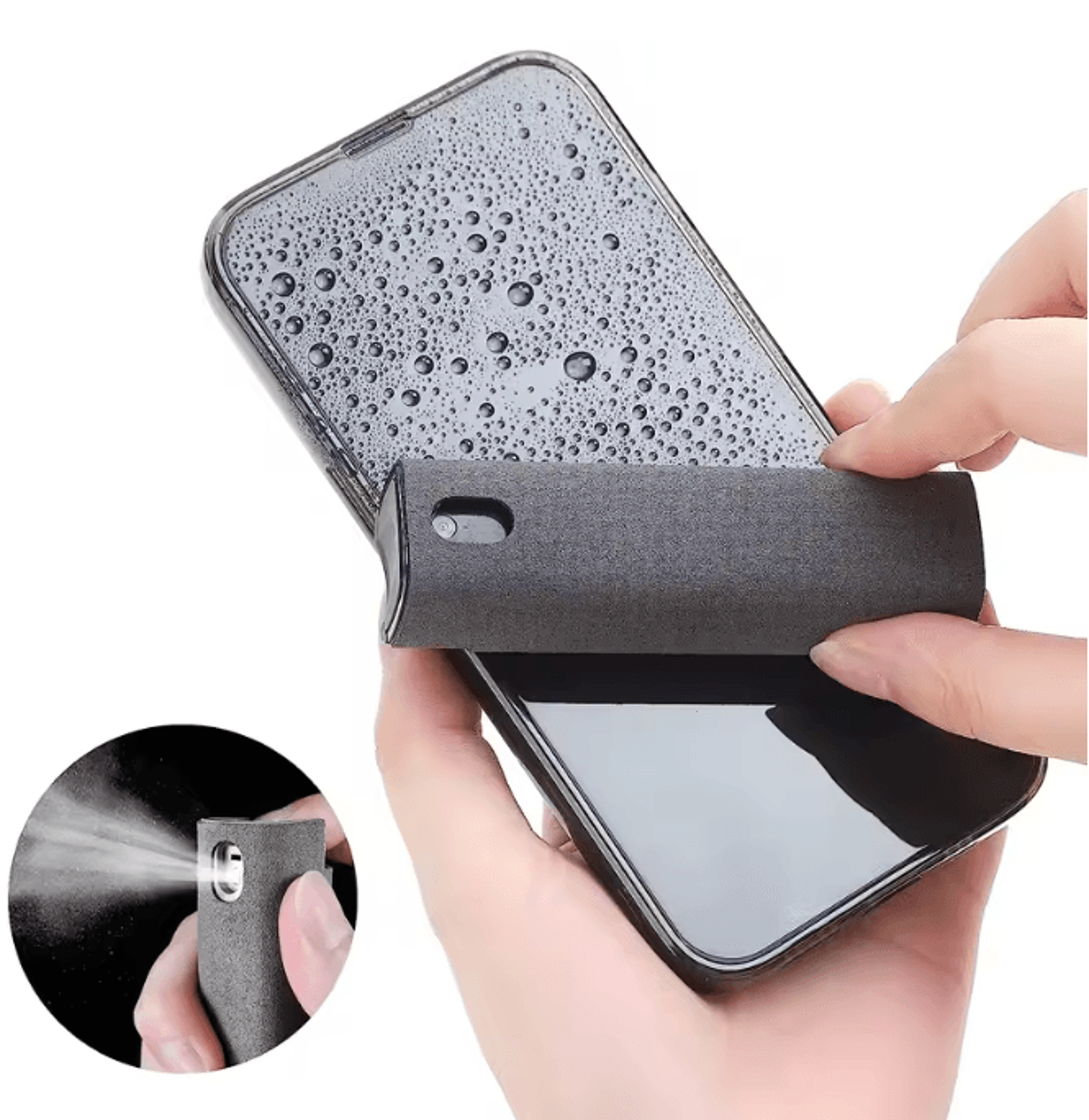 ScreenSpark 2 In 1 Screen Cleaner Spray Bottle With Microfiber Cloth 0
