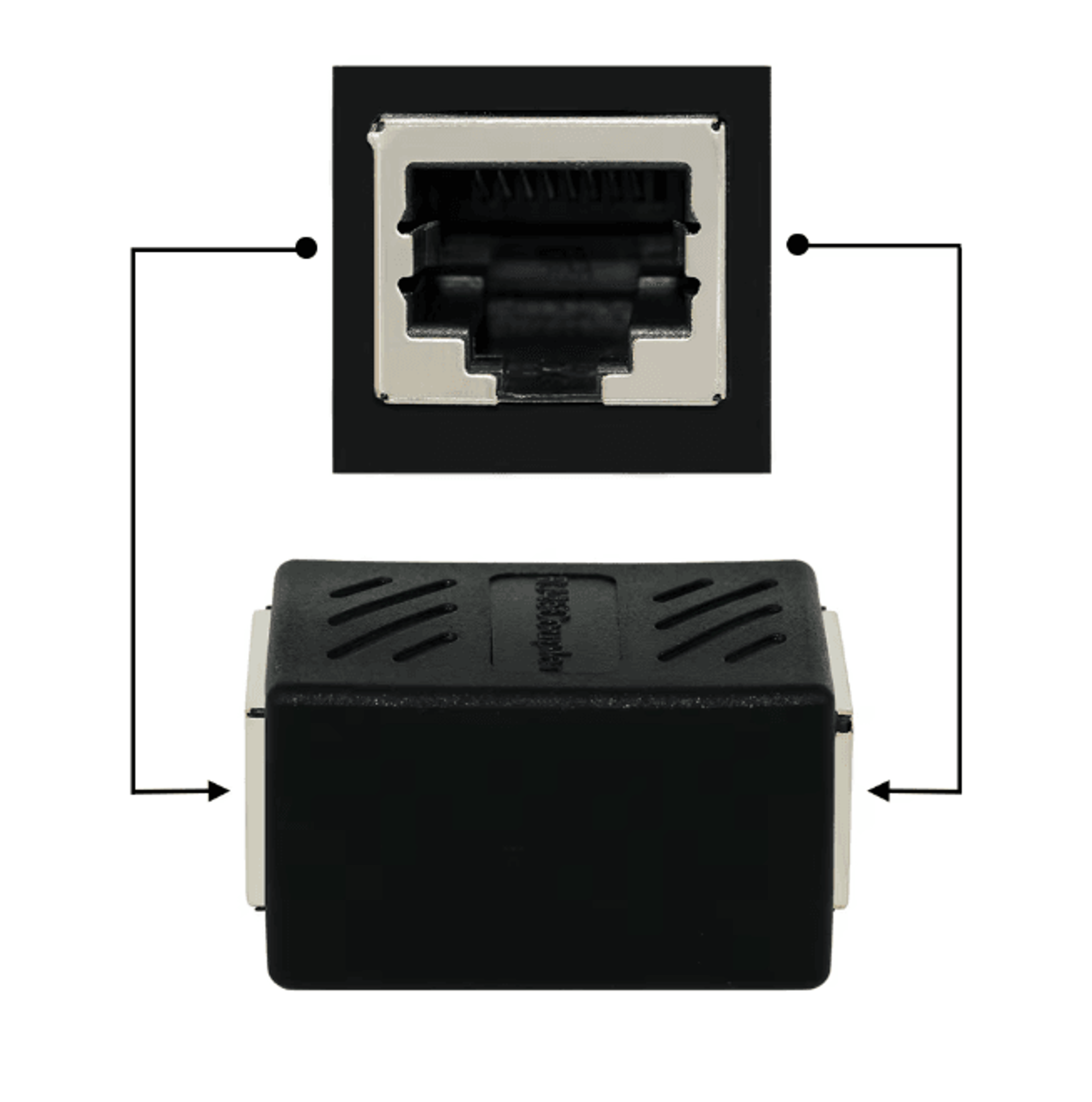 NetLink RJ45 Ethernet Coupler Female To Female LAN Adapter 4