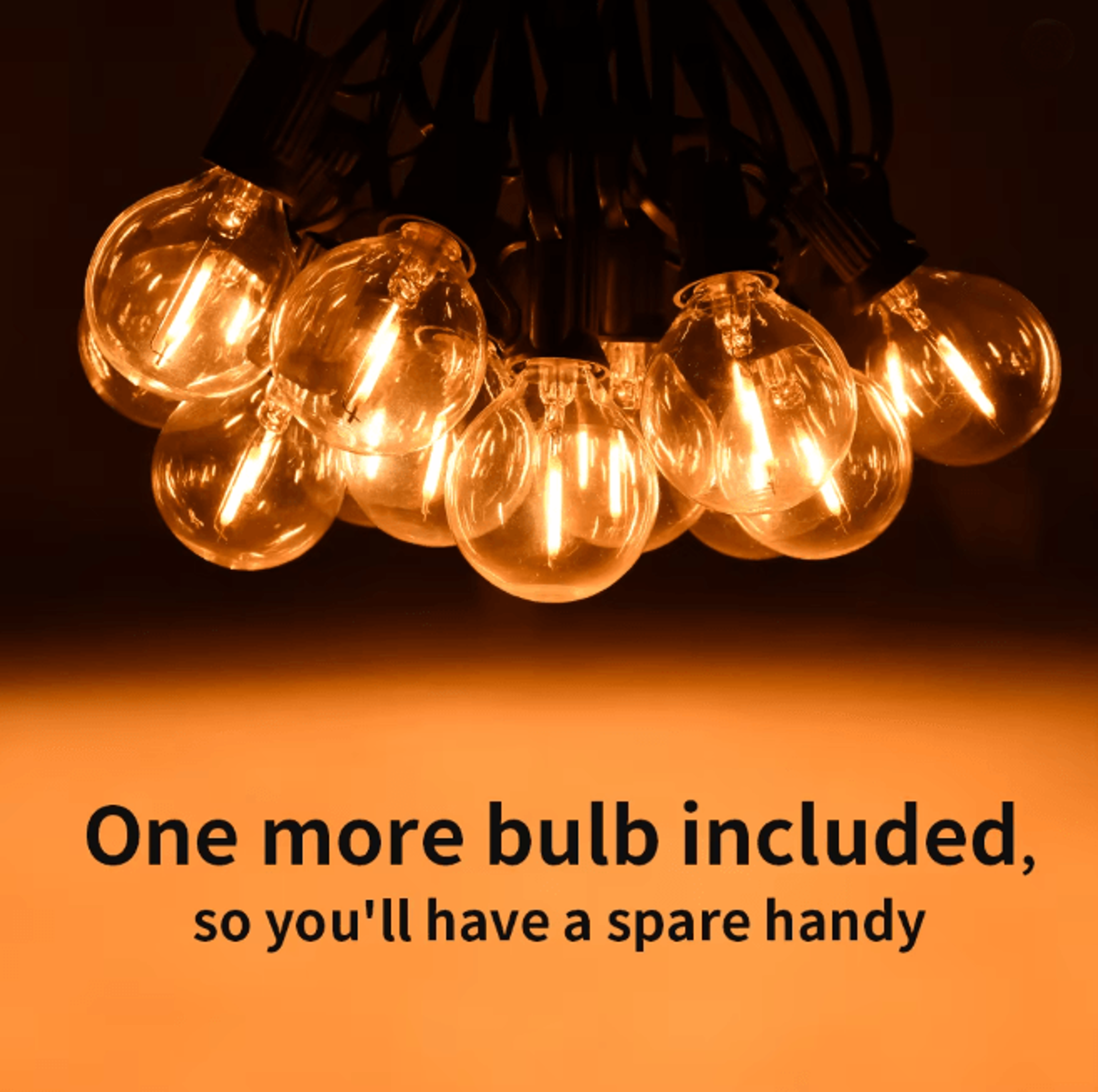 Outdoor LED Fairy String Lights 30M Vintage G40 Patio Garden Light For Parties And Weddings 2