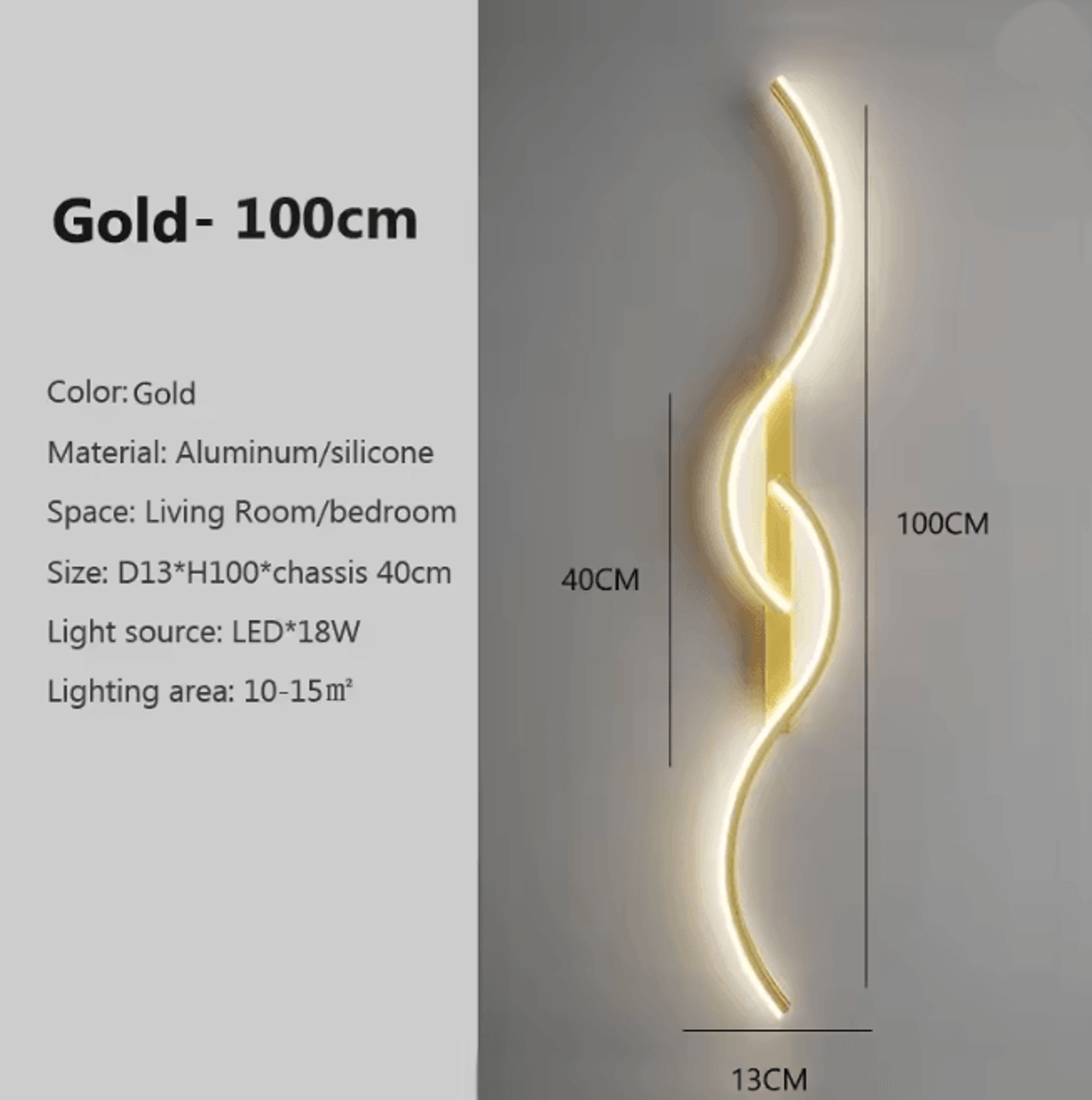 Modern LED Wall Lamp Minimalist Bedside Wall Light Long Strip Indoor Sconce 10