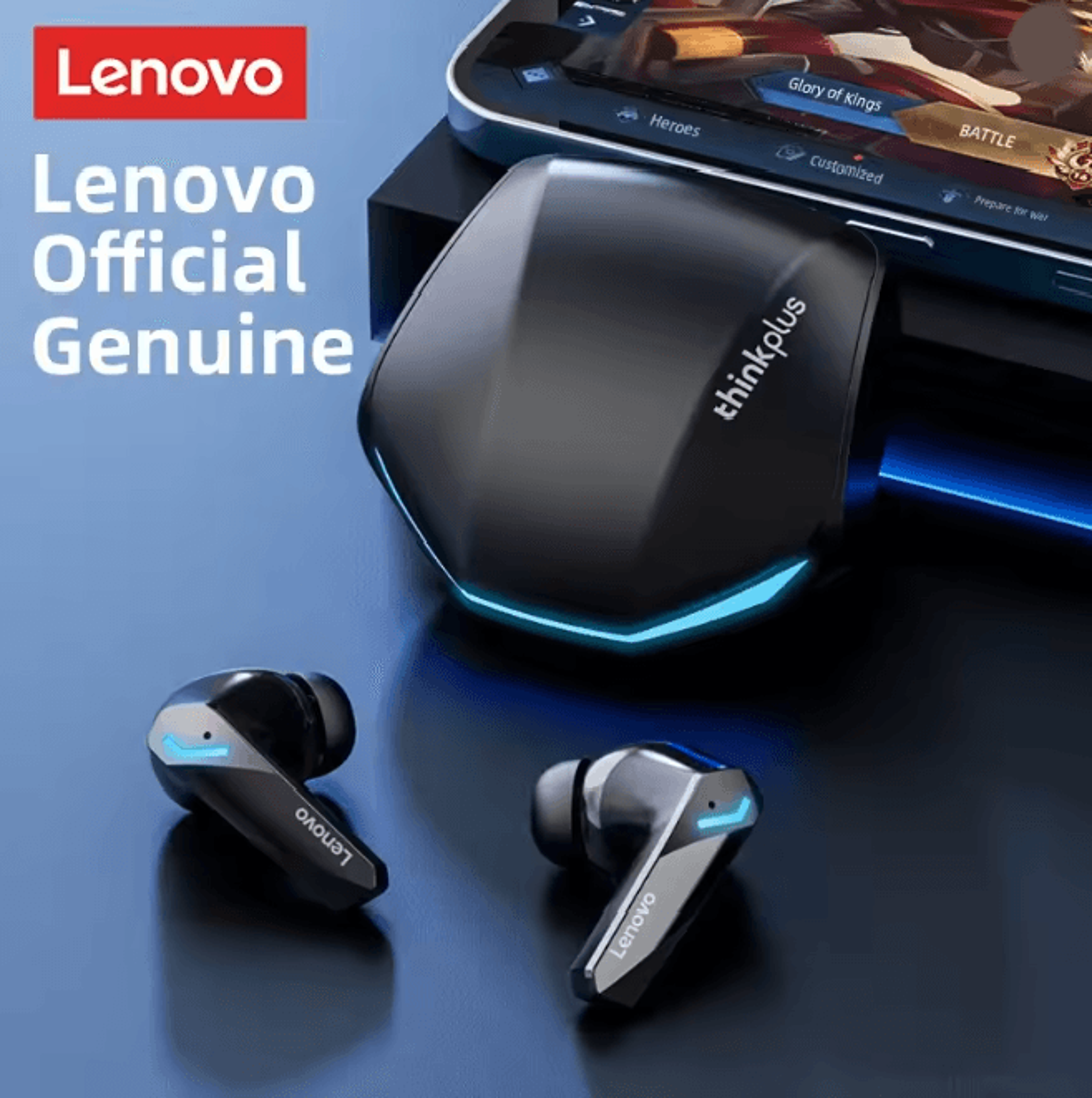 Lenovo GM2 Pro Wireless Gaming Earbuds Bluetooth Low Latency In Ear Headphones 3