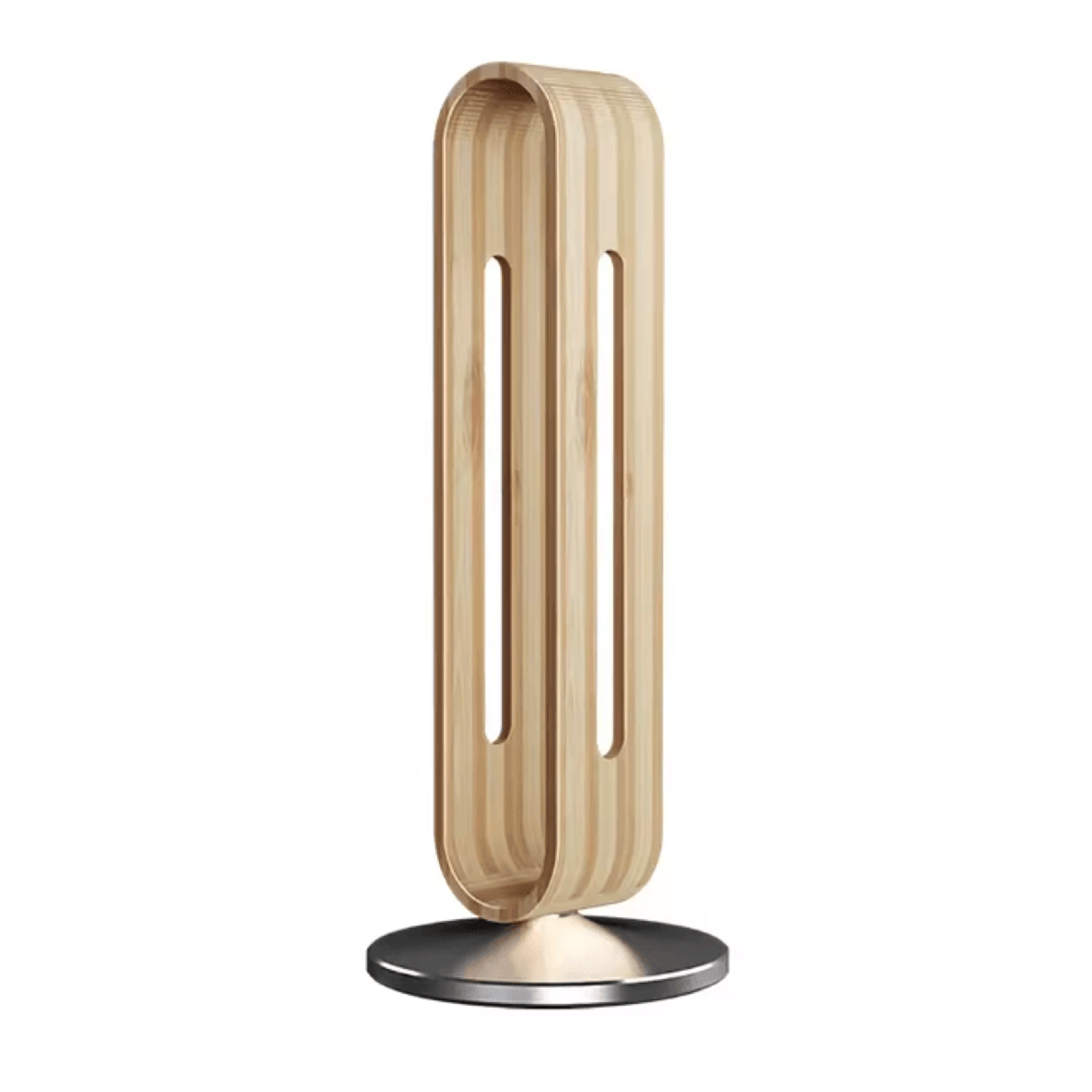 Bamboo Wood Aluminum Headphone Stand Gaming Headset Display Holder 5
