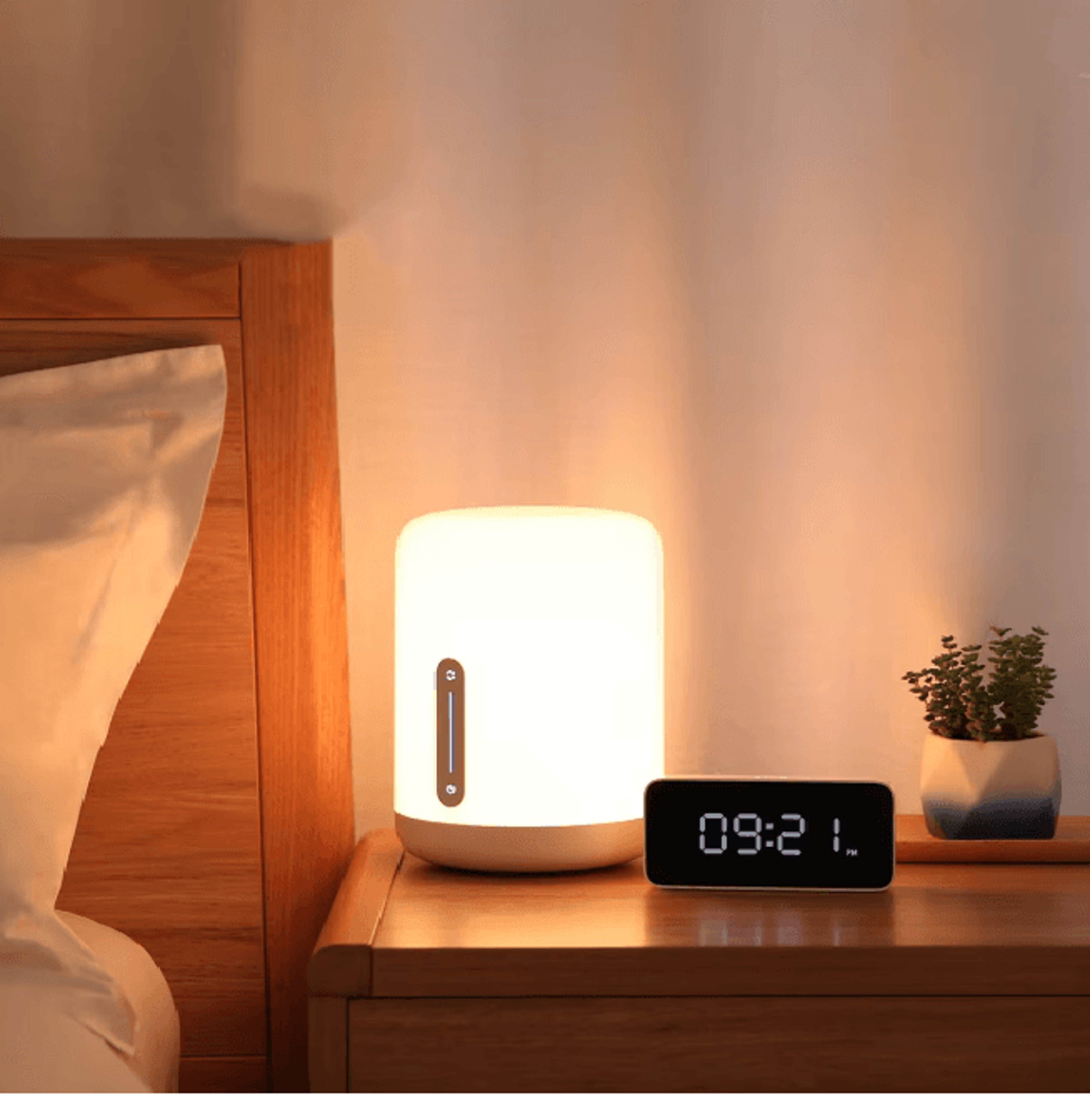 Mijia Smart Bedside Lamp 2 Color Changing WiFi Bluetooth Table Lamp 3