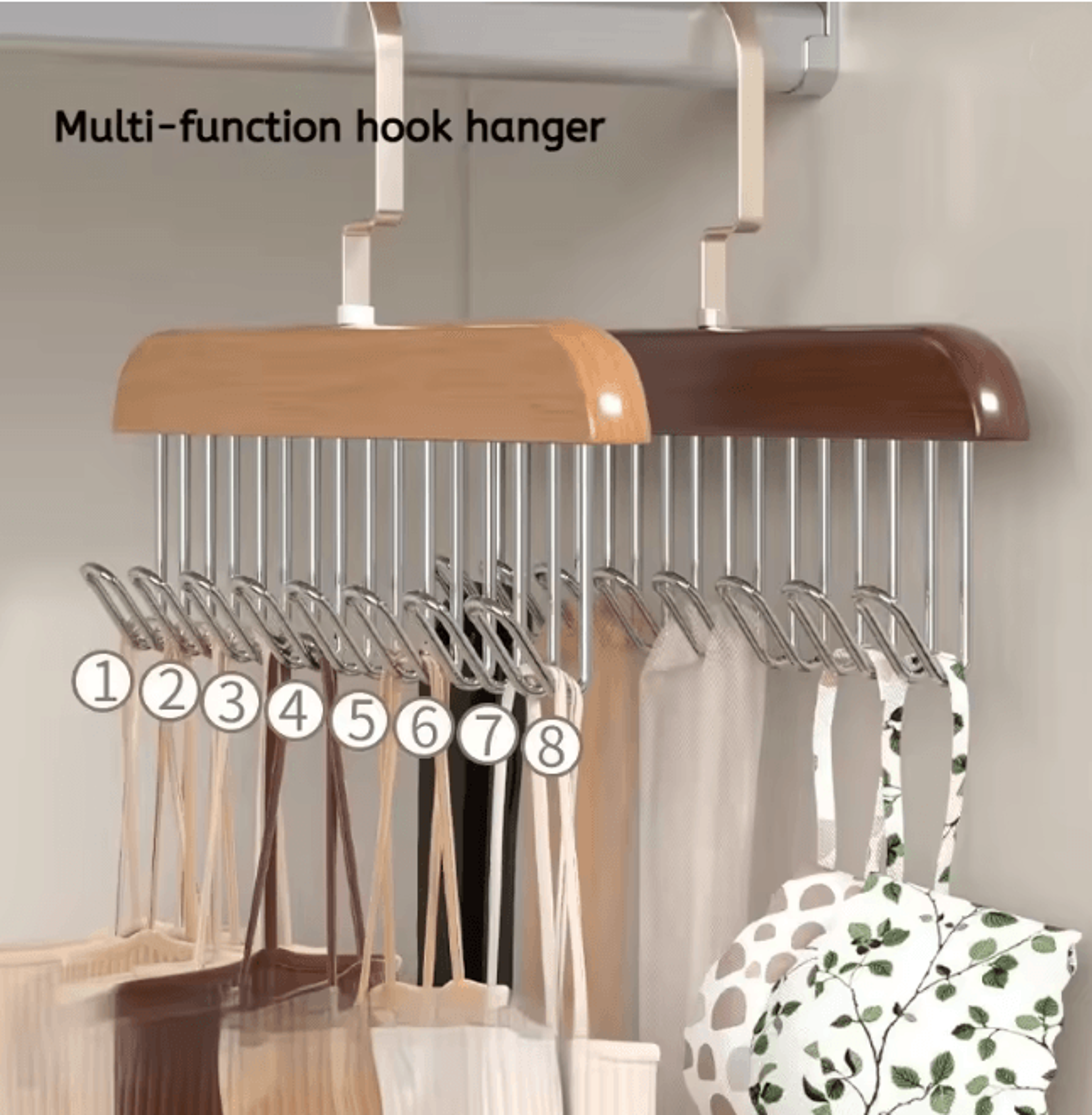 Multifunctional Bra Hanger Organizer For Wardrobe Storage 3