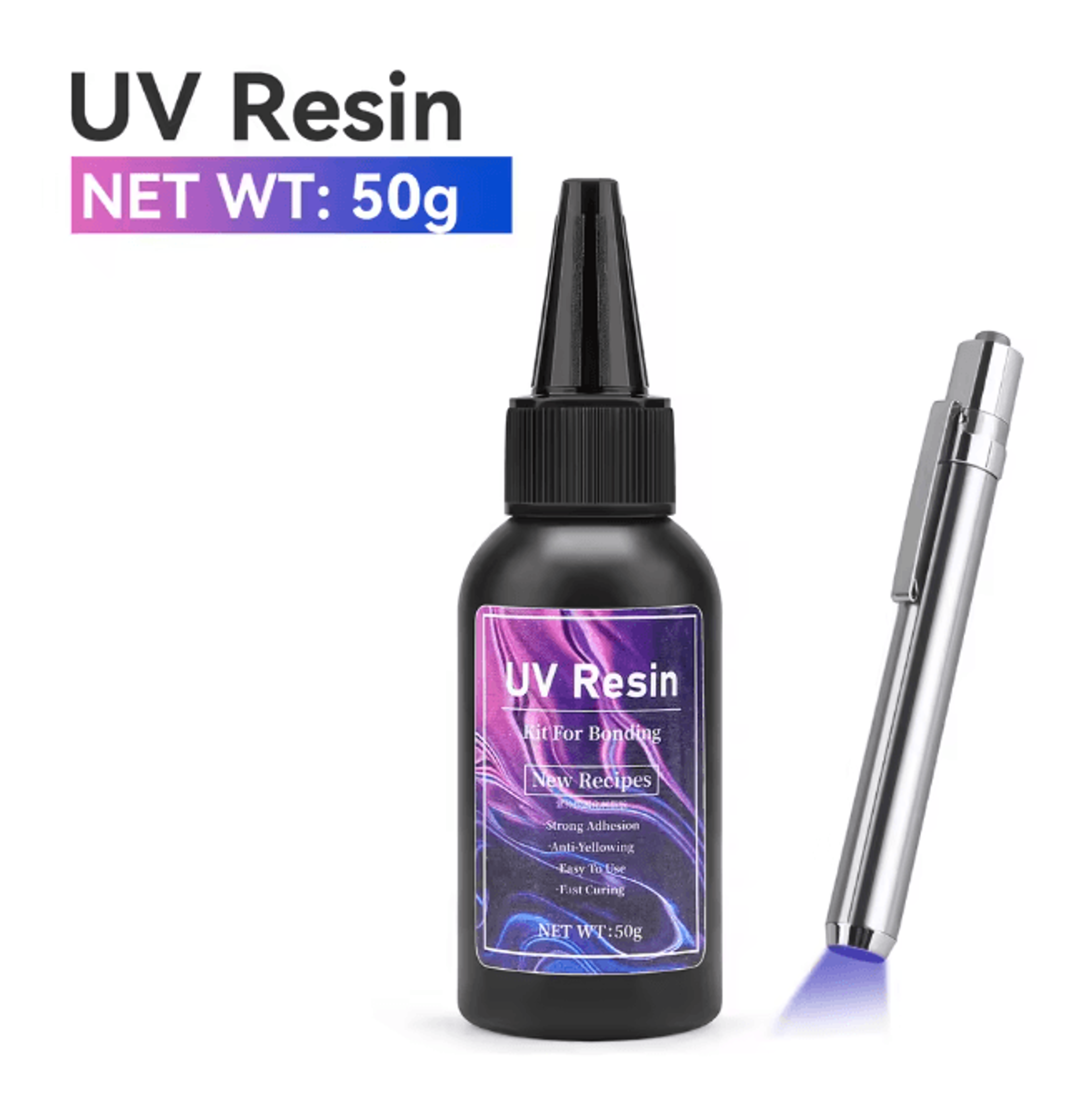 UV Resin Glue For Jewelry Making Clear Fast Curing Epoxy 8