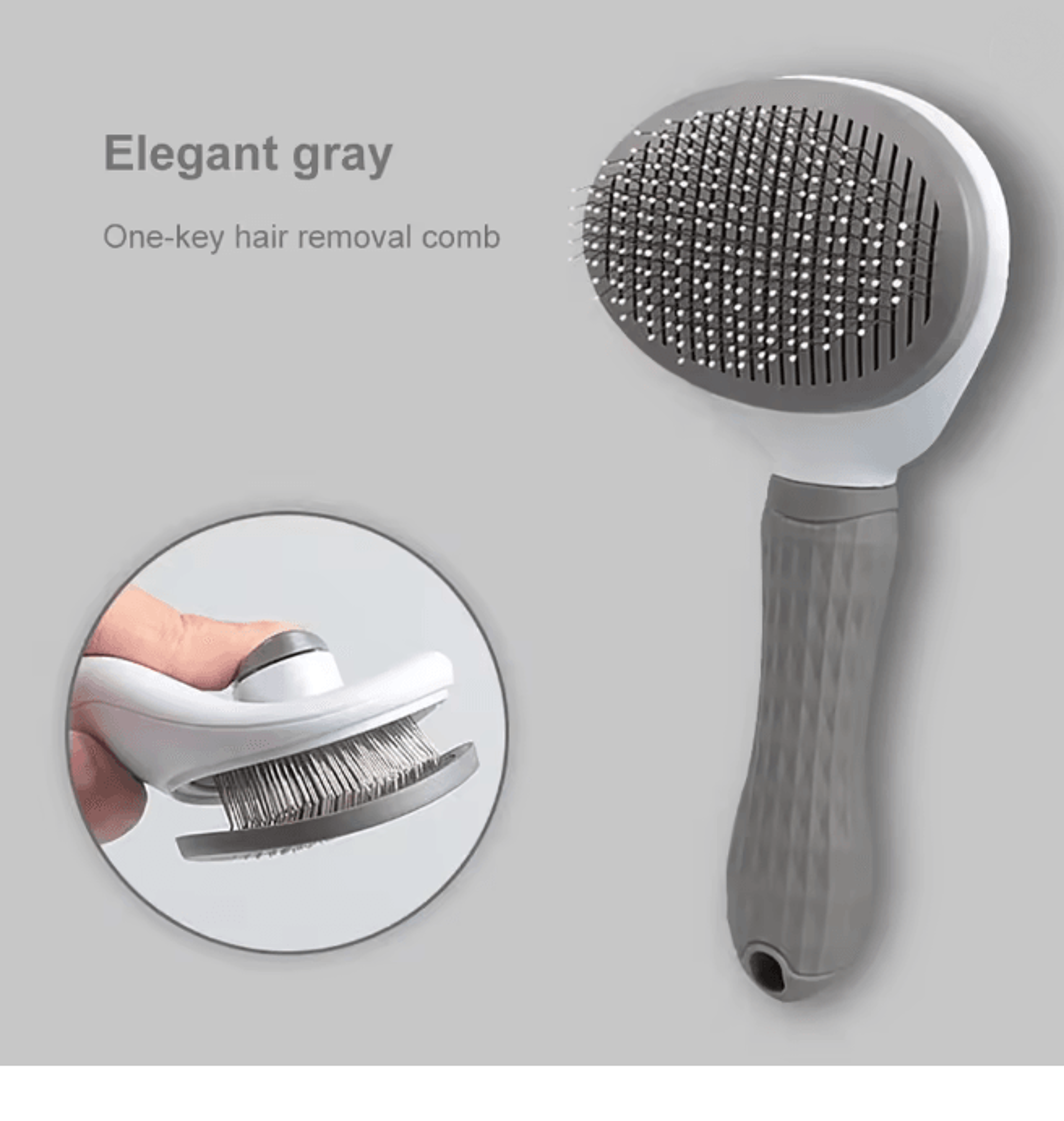 Dog Hair Remover Grooming Brush For Long Hair Dogs And Cats 4