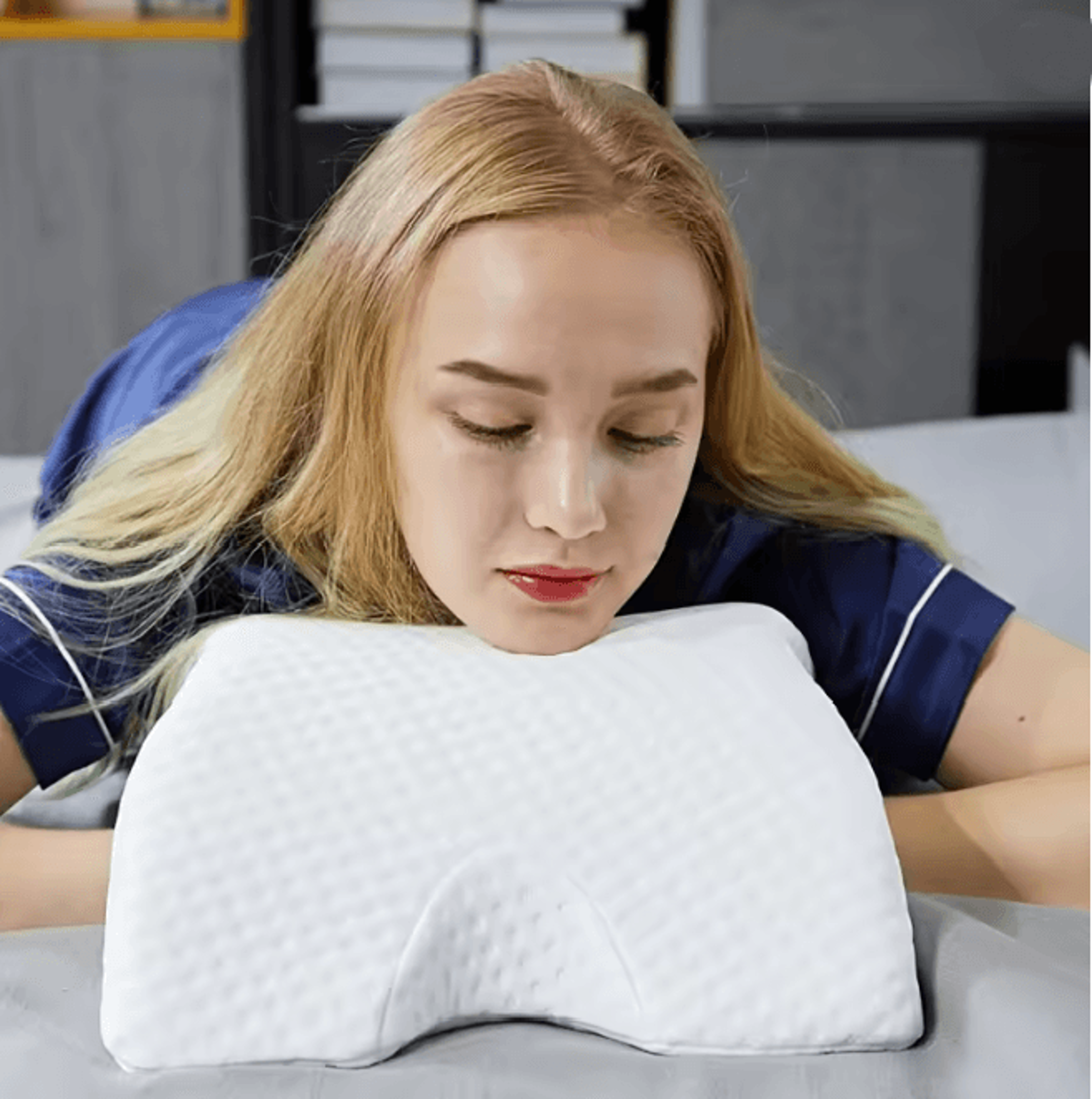Memory Foam Arm Pillow Couple Sleeping Cuddle Support Pillow 1
