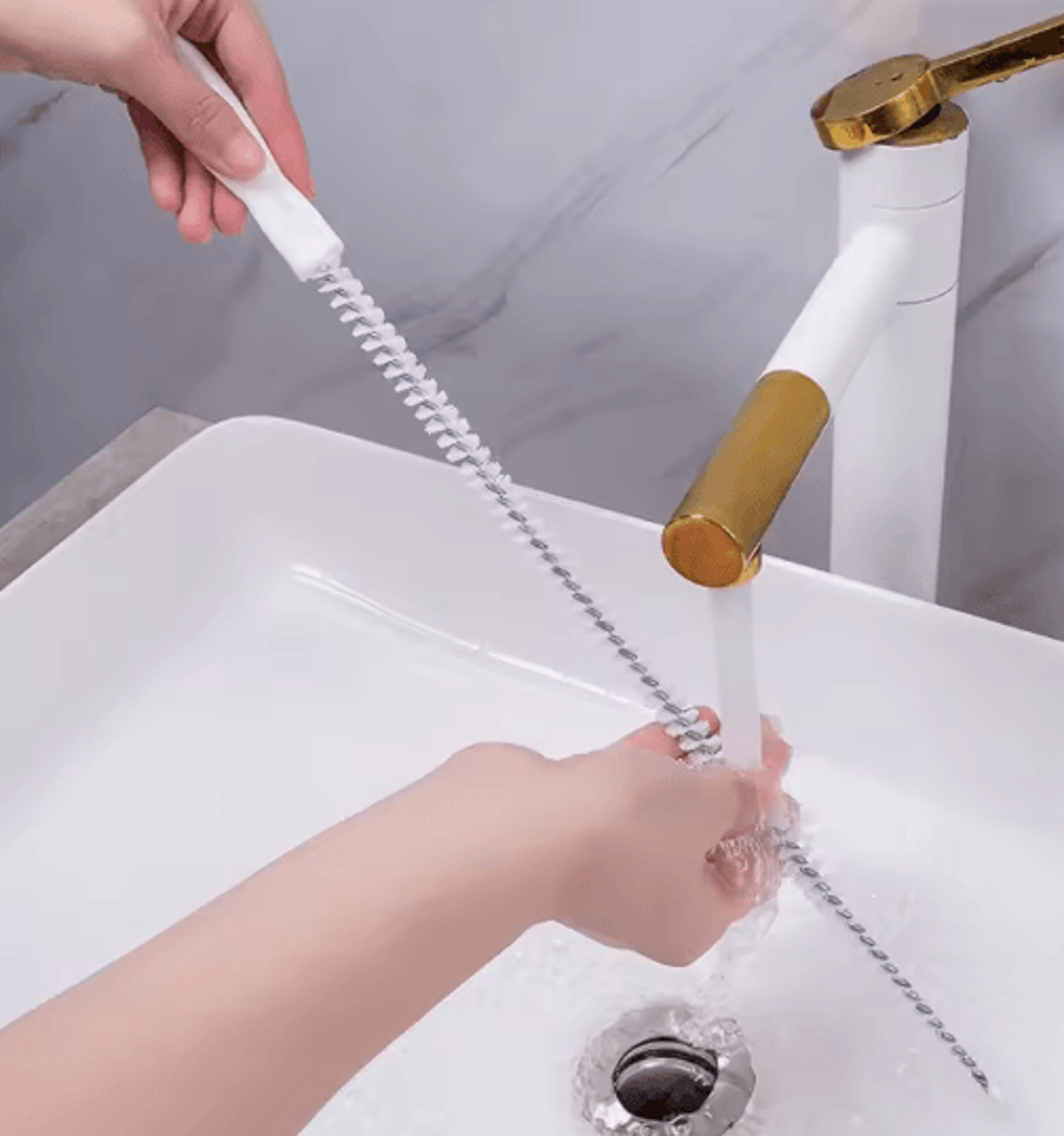 Drain Hair Cleaner Tool Kitchen And Bathroom Pipe Clog Remover 0