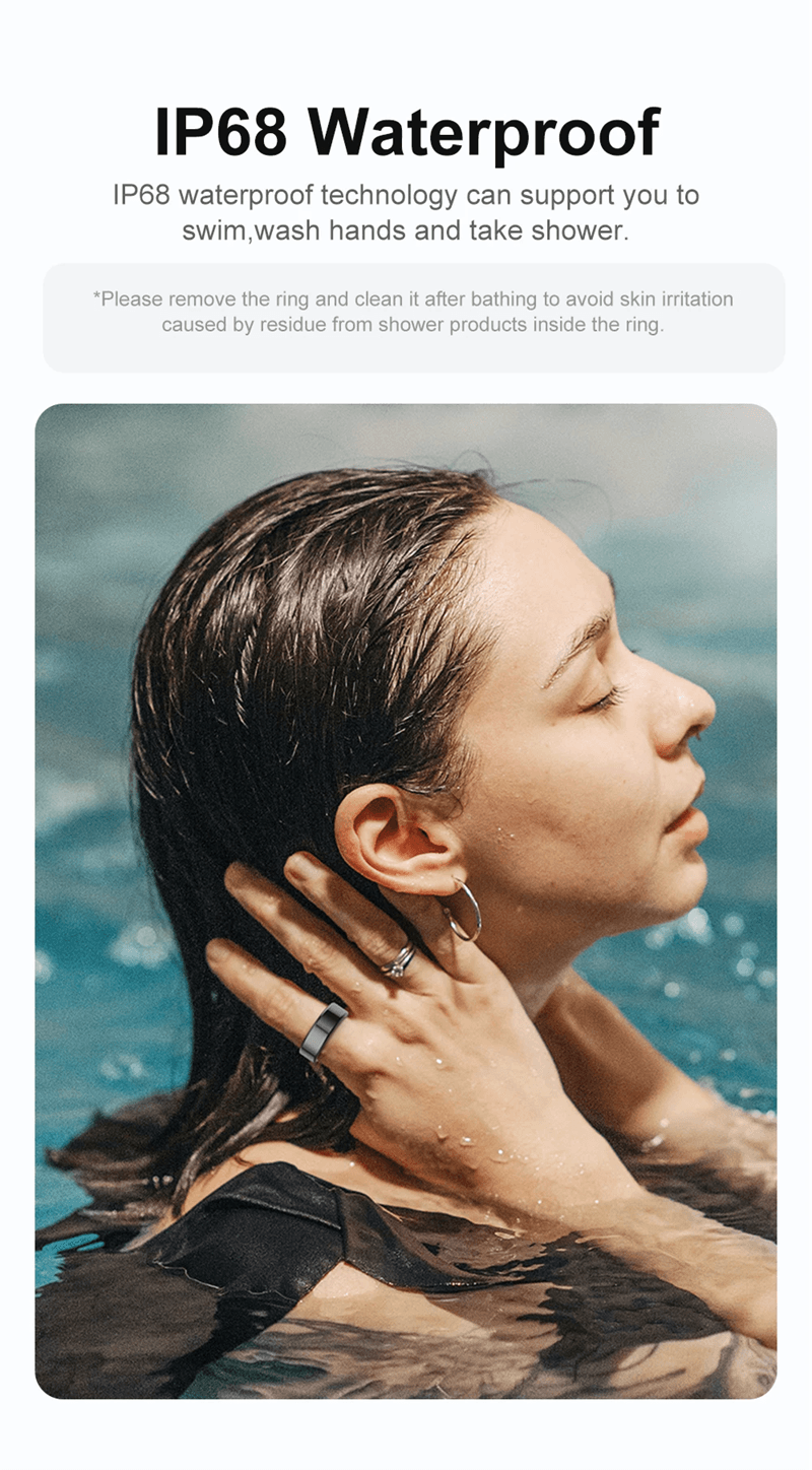 COLMI R02 Smart Ring Titanium Health Tracker With Multi Sport Modes 0
