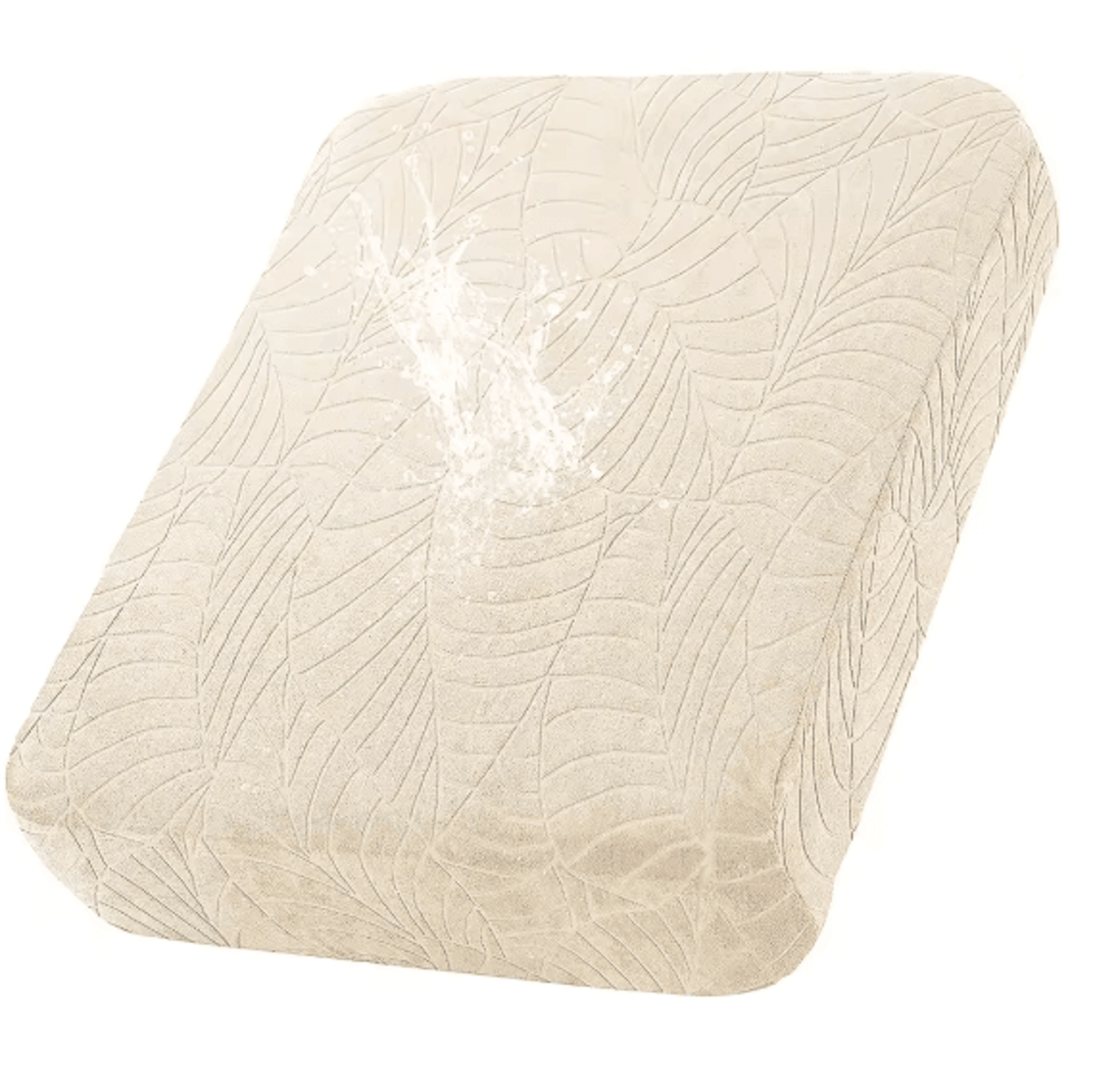 Waterproof Stretch Sofa Cushion Cover Jacquard Couch Protector 2