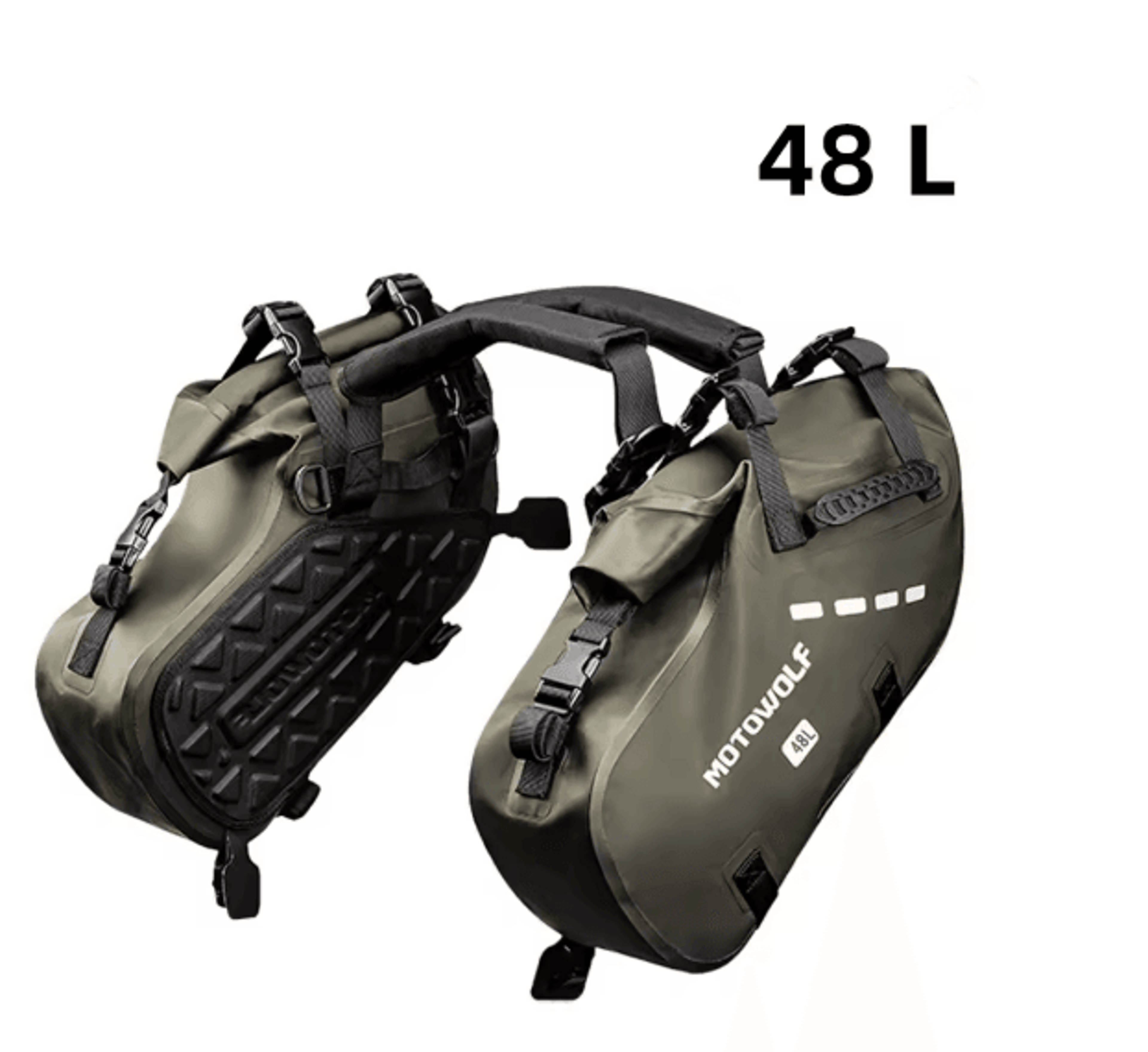Waterproof Large Capacity Motorcycle Pannier Bag Side Saddle Luggage 8