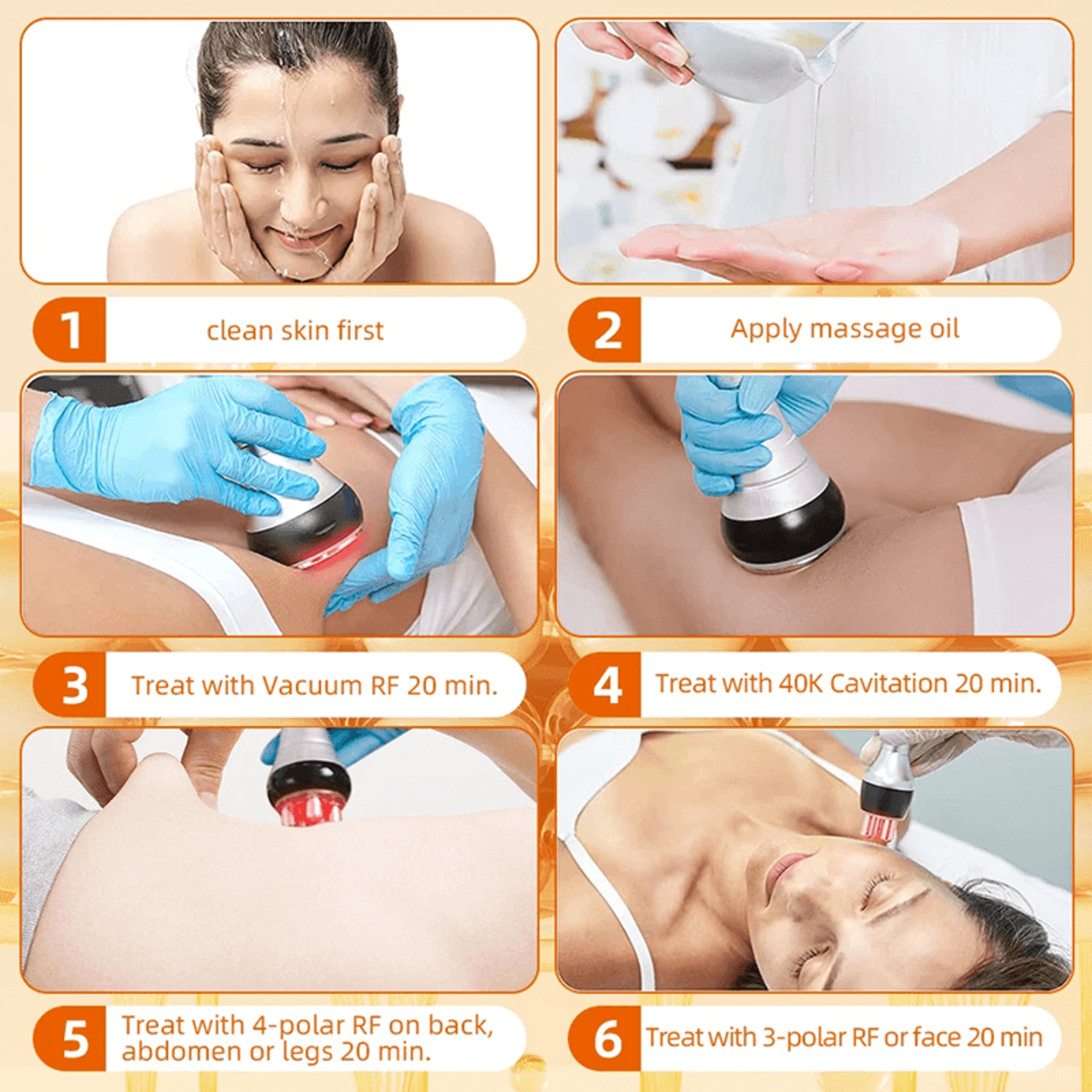 4 In 1 Cavitation Body Slimming Machine With Vacuum And Skin Tightening 1