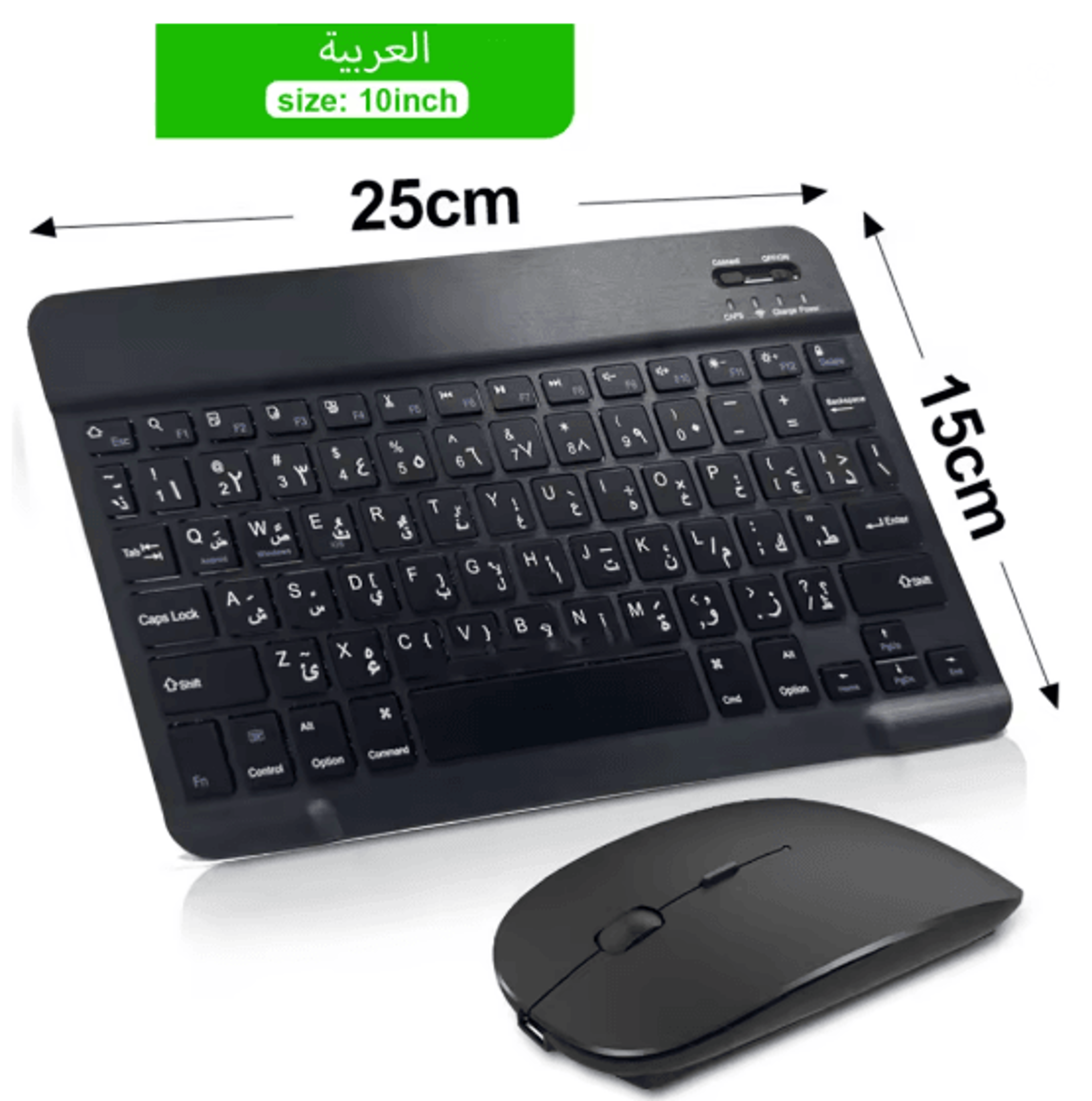 Universal Bluetooth Wireless Keyboard And Mouse Combo For IPad Tablet And PC 15