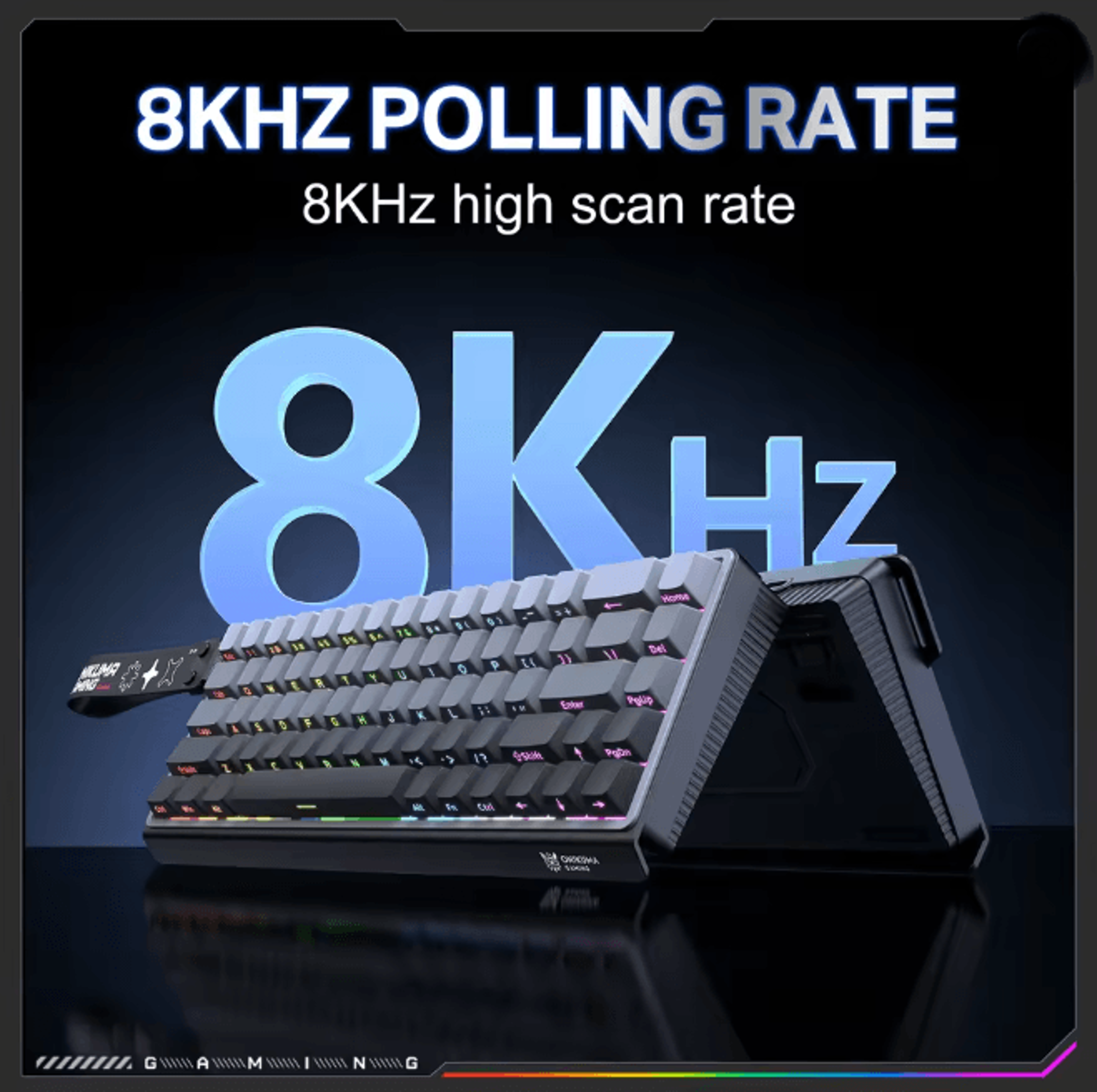 ONIKUMA G69 Magnetic Gaming Keyboard 60 Percent Wired Rapid Trigger 8000Hz 0
