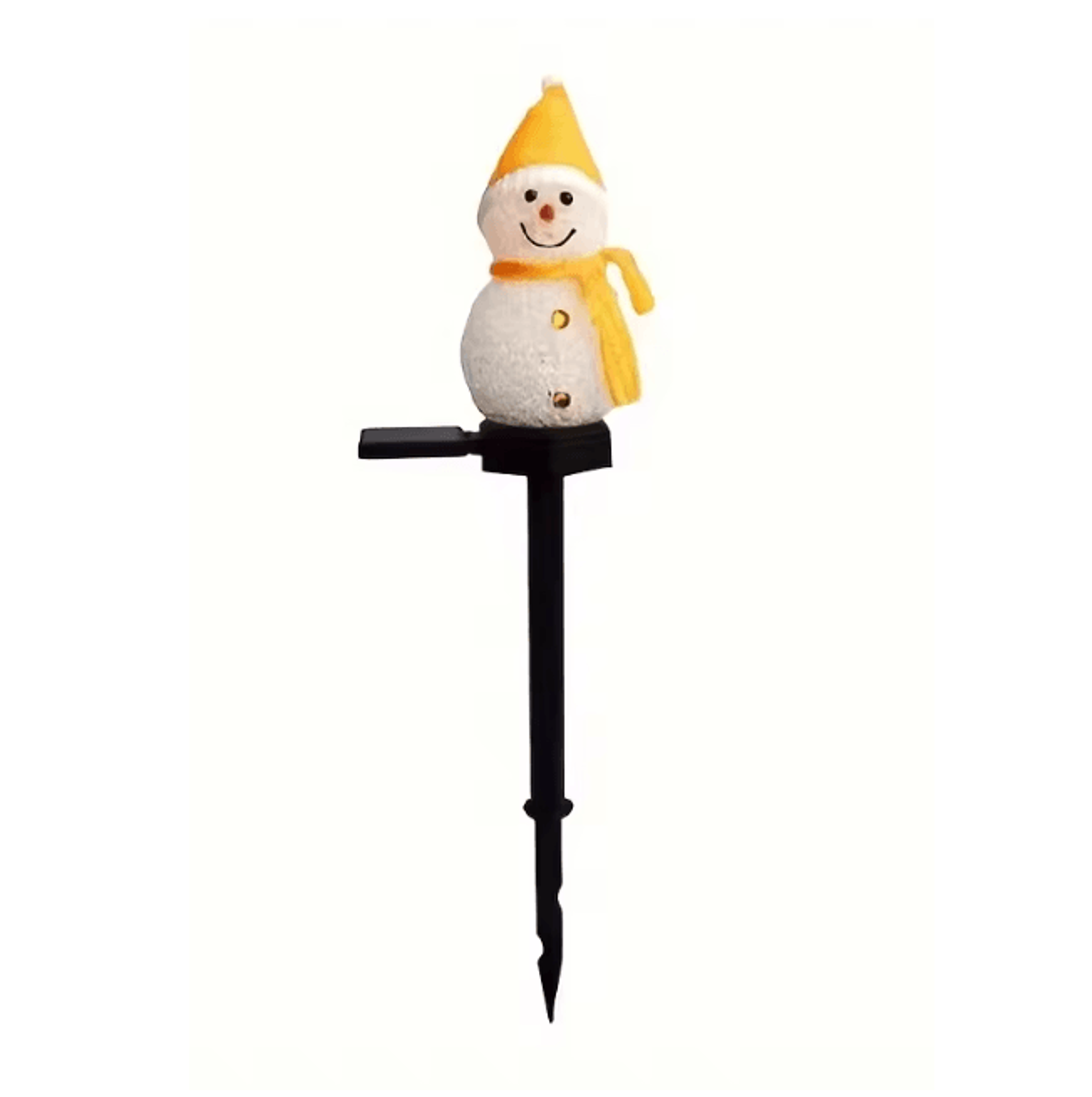 SnowGlow Solar Snowman Garden Light For Christmas Decor 6