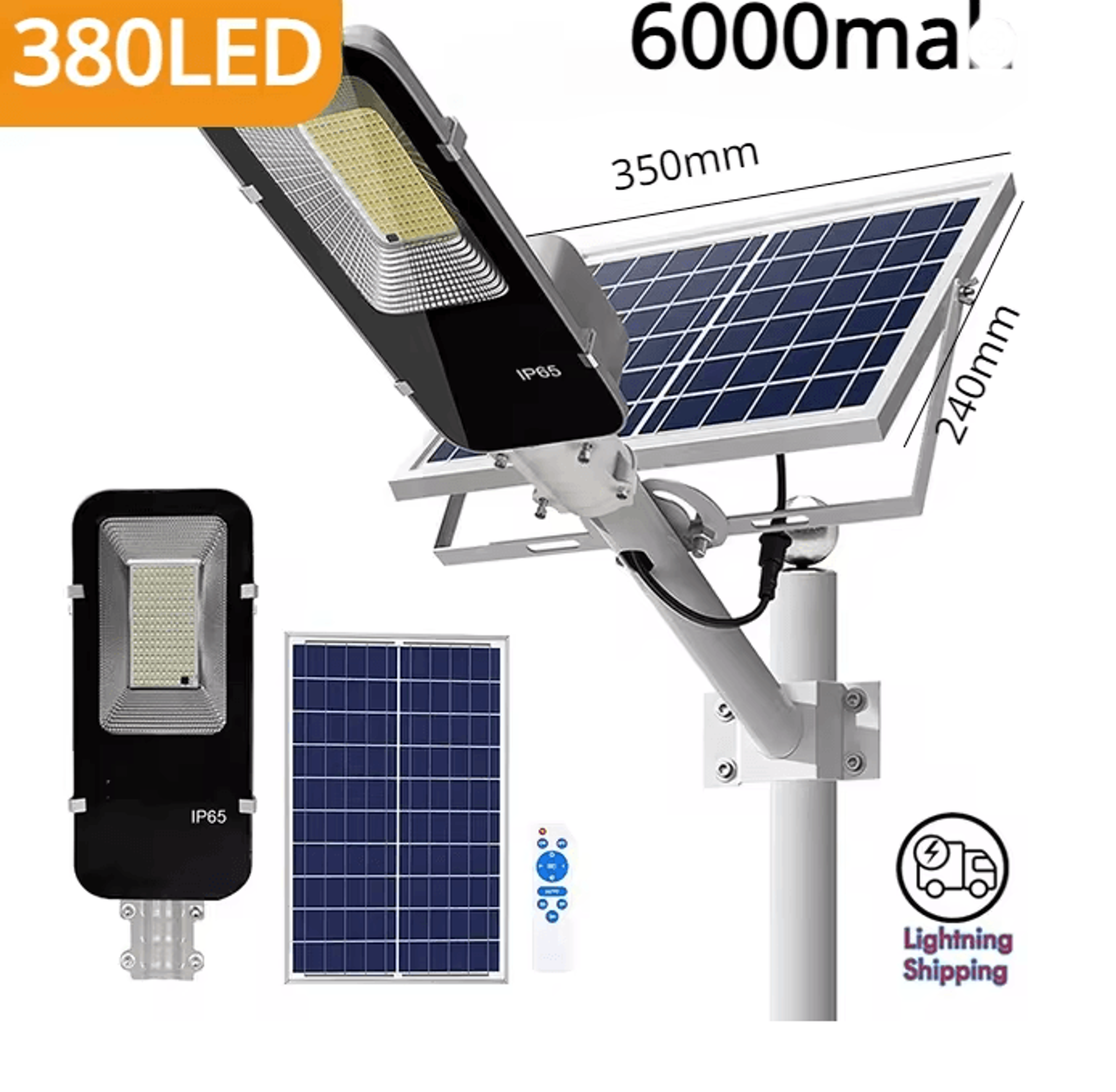 PowerMax 200W Solar Street Light For Garage And Garden 6