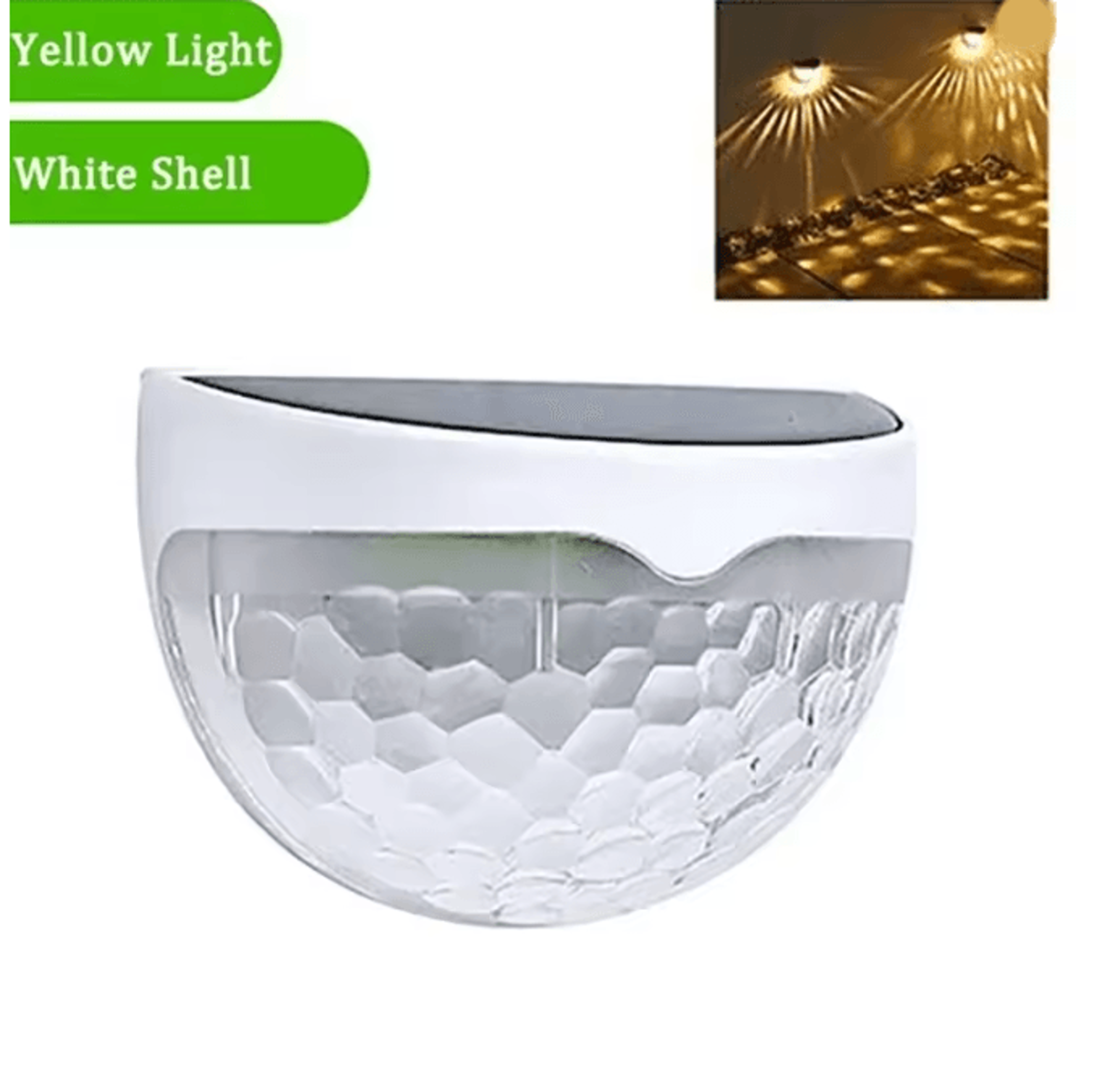 GlowEdge Solar Fence Lights 10 Pack For Outdoor Walls And Gardens 3