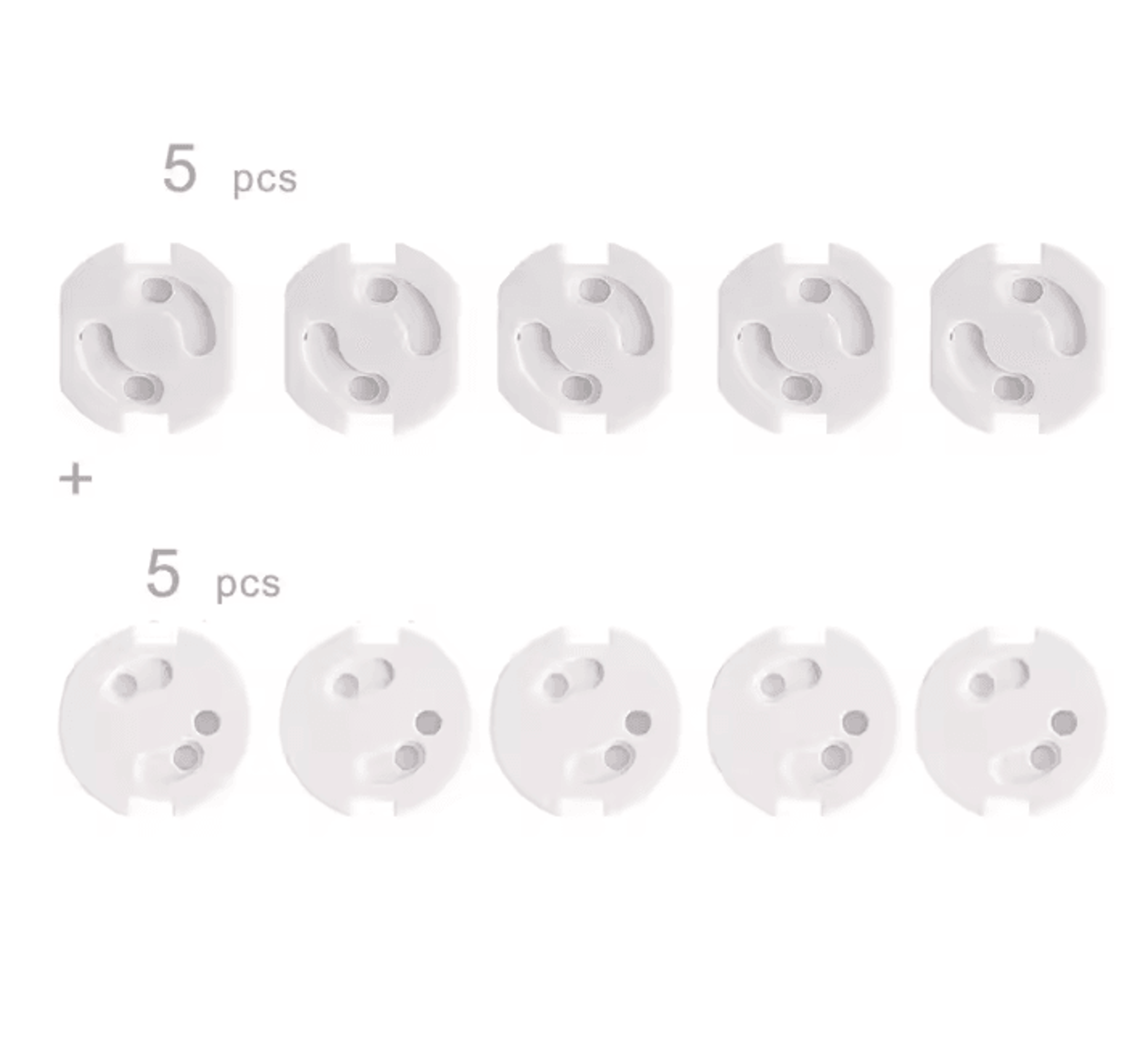 SafePlug Baby Outlet Covers 10 Pack Socket Protectors 5