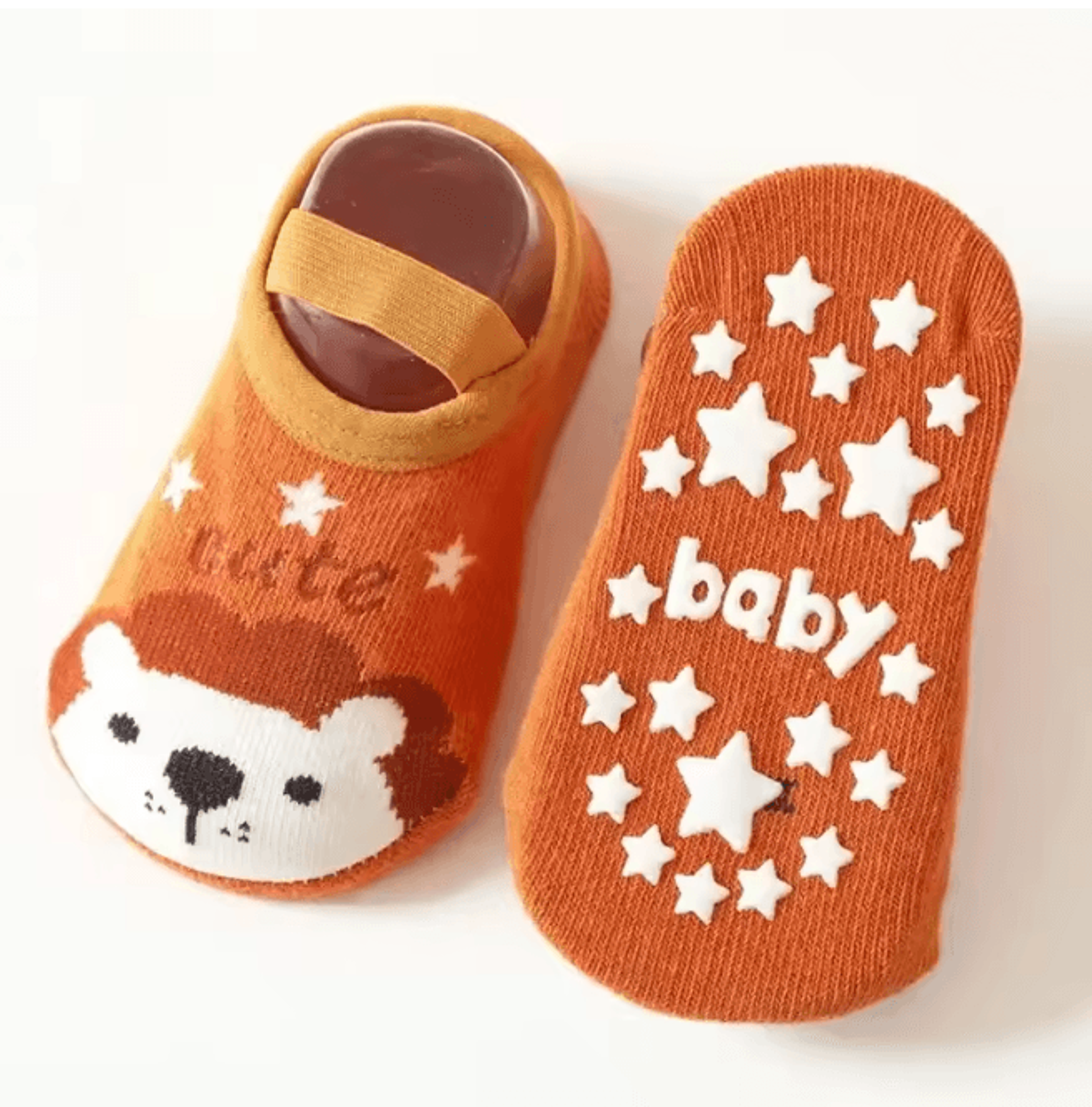 CozySteps Non Slip Toddler Socks Cute Cartoon Baby Floor Grip Socks 6