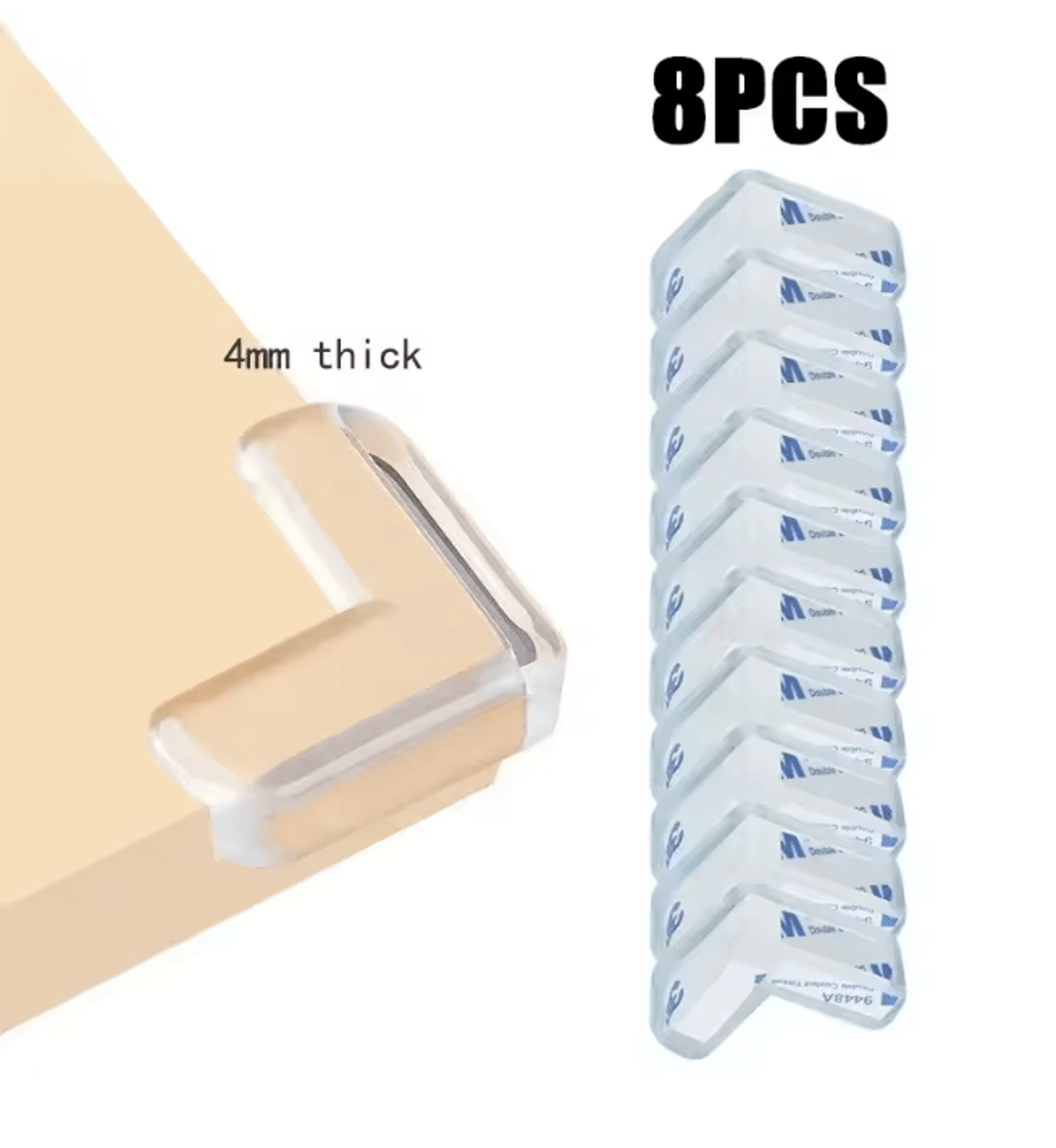 SafeEdge Transparent Table Edge Guard Strip Baby Safety Protector 10