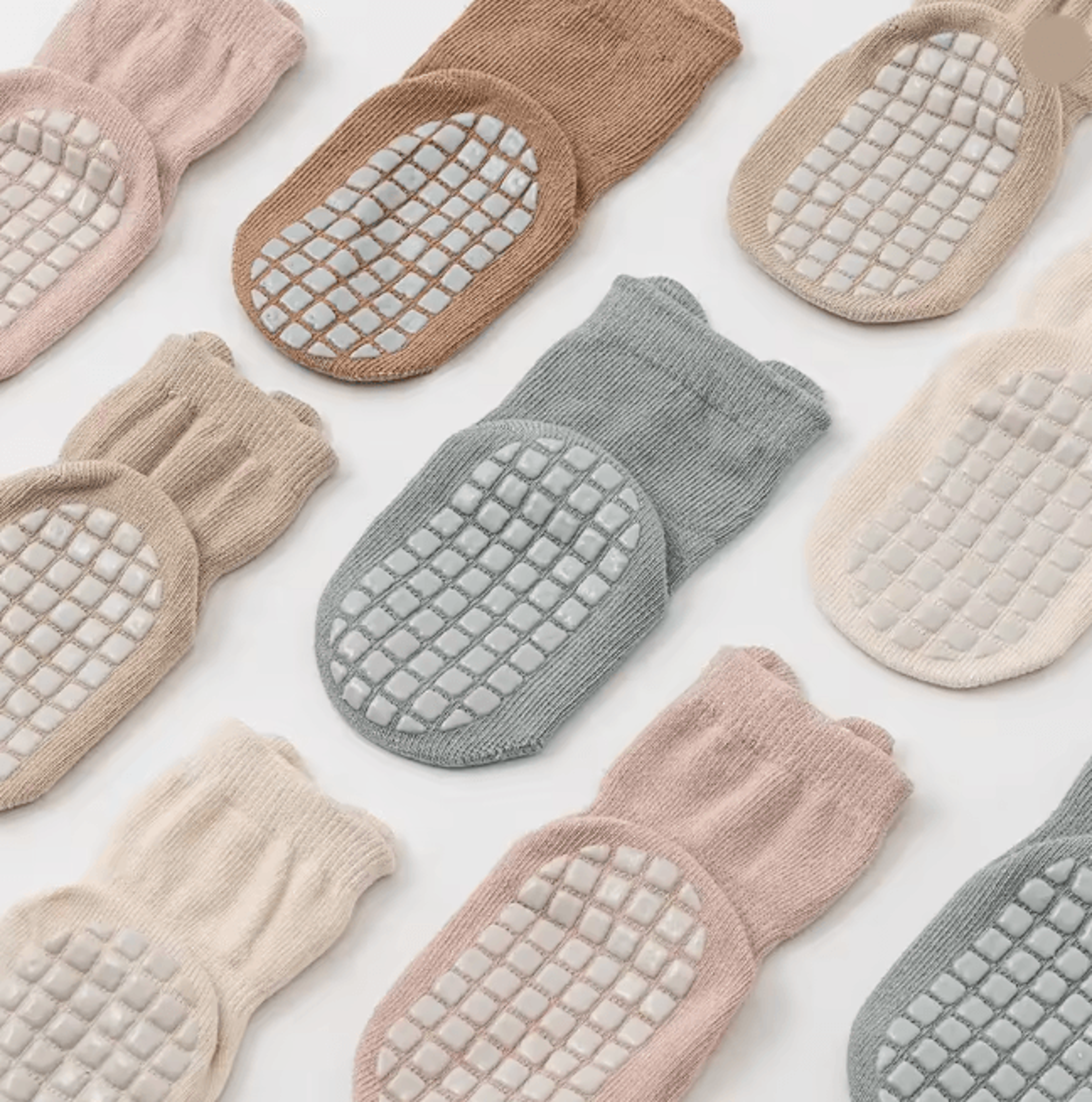 GripStep Baby Anti Slip Cotton Socks For Infants And Toddlers 2