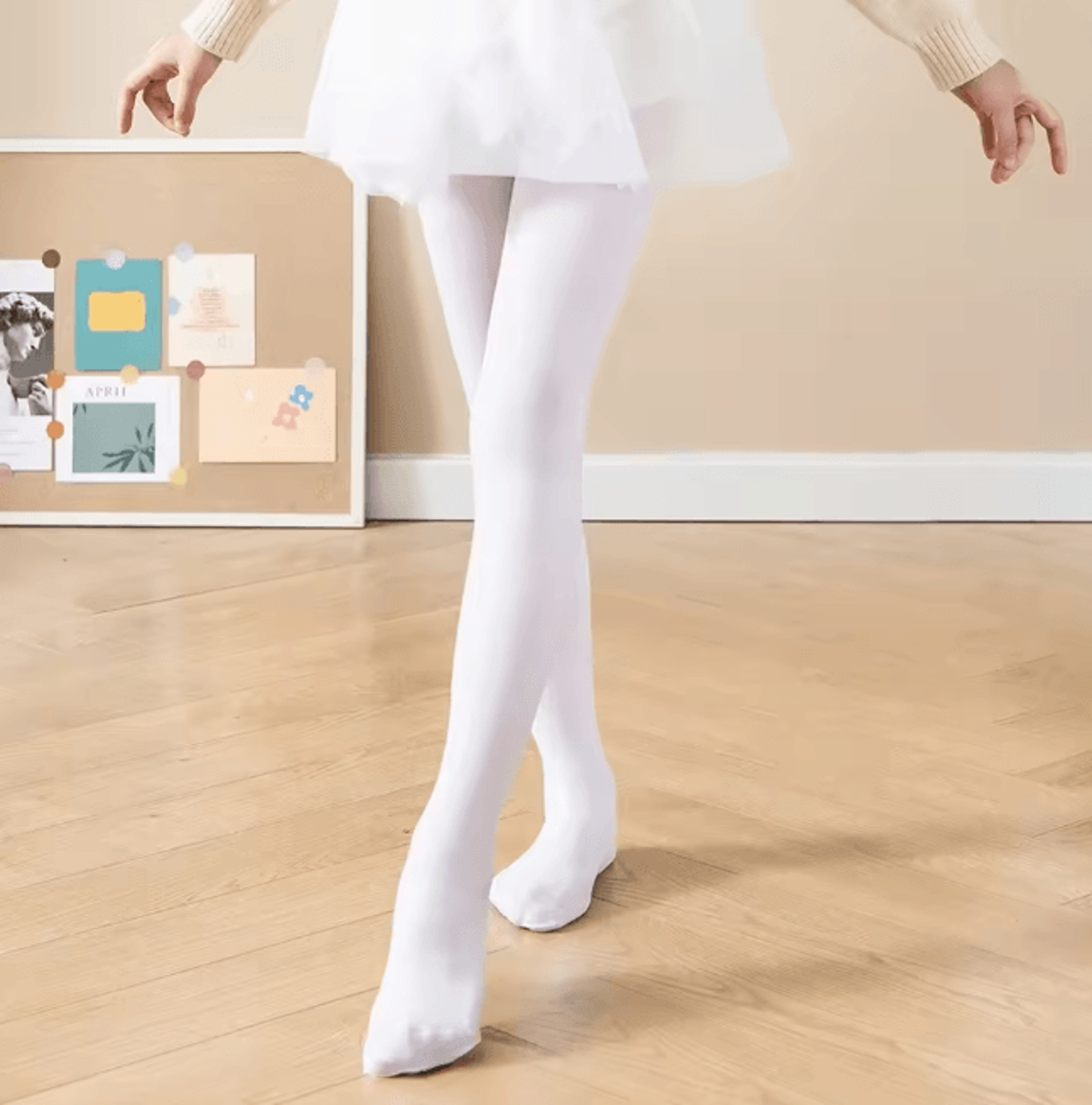 GraceMove Girls Dance Tights Soft Spring Autumn Pantyhose 9