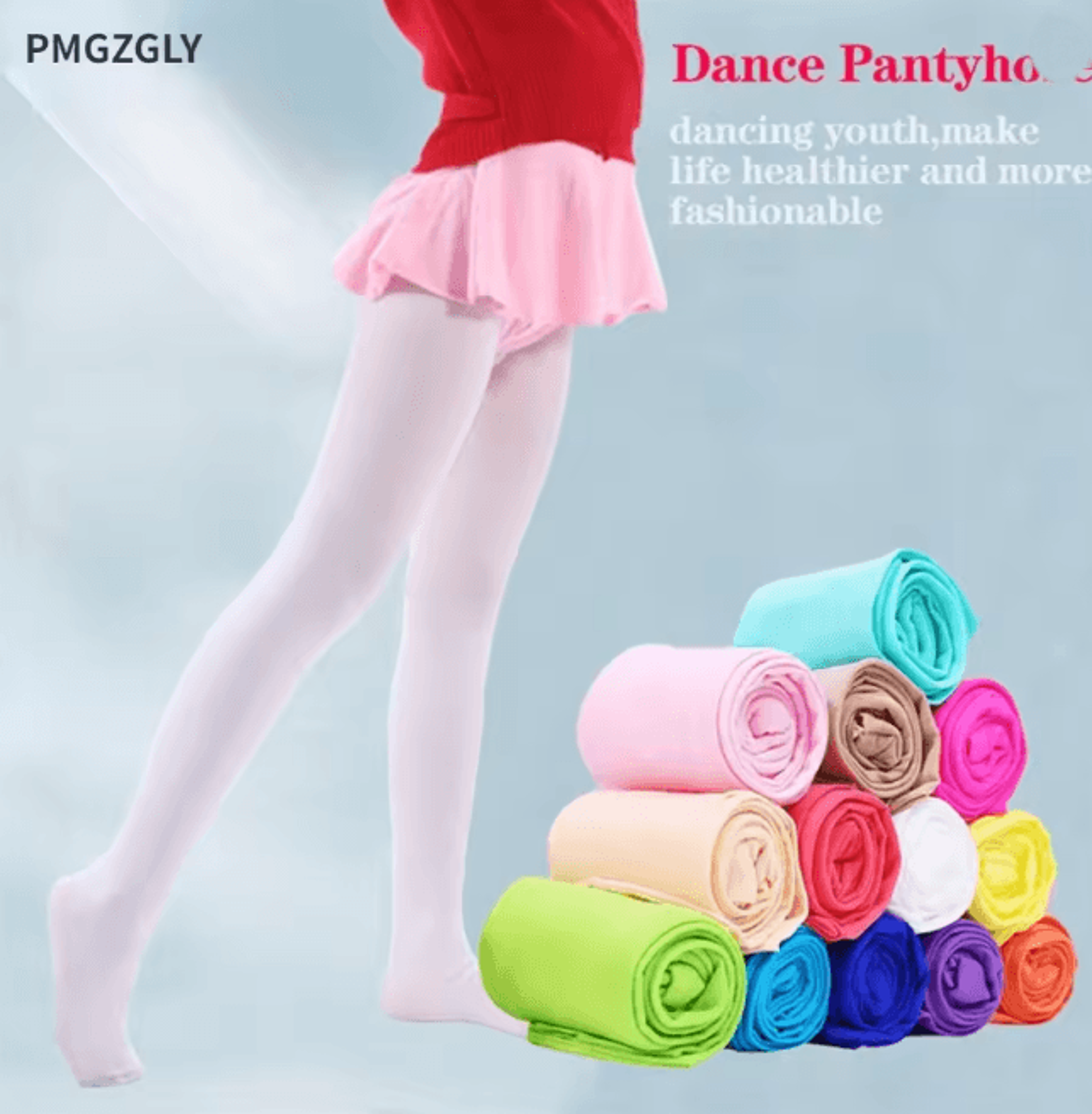 GraceMove Girls Dance Tights Soft Spring Autumn Pantyhose 0