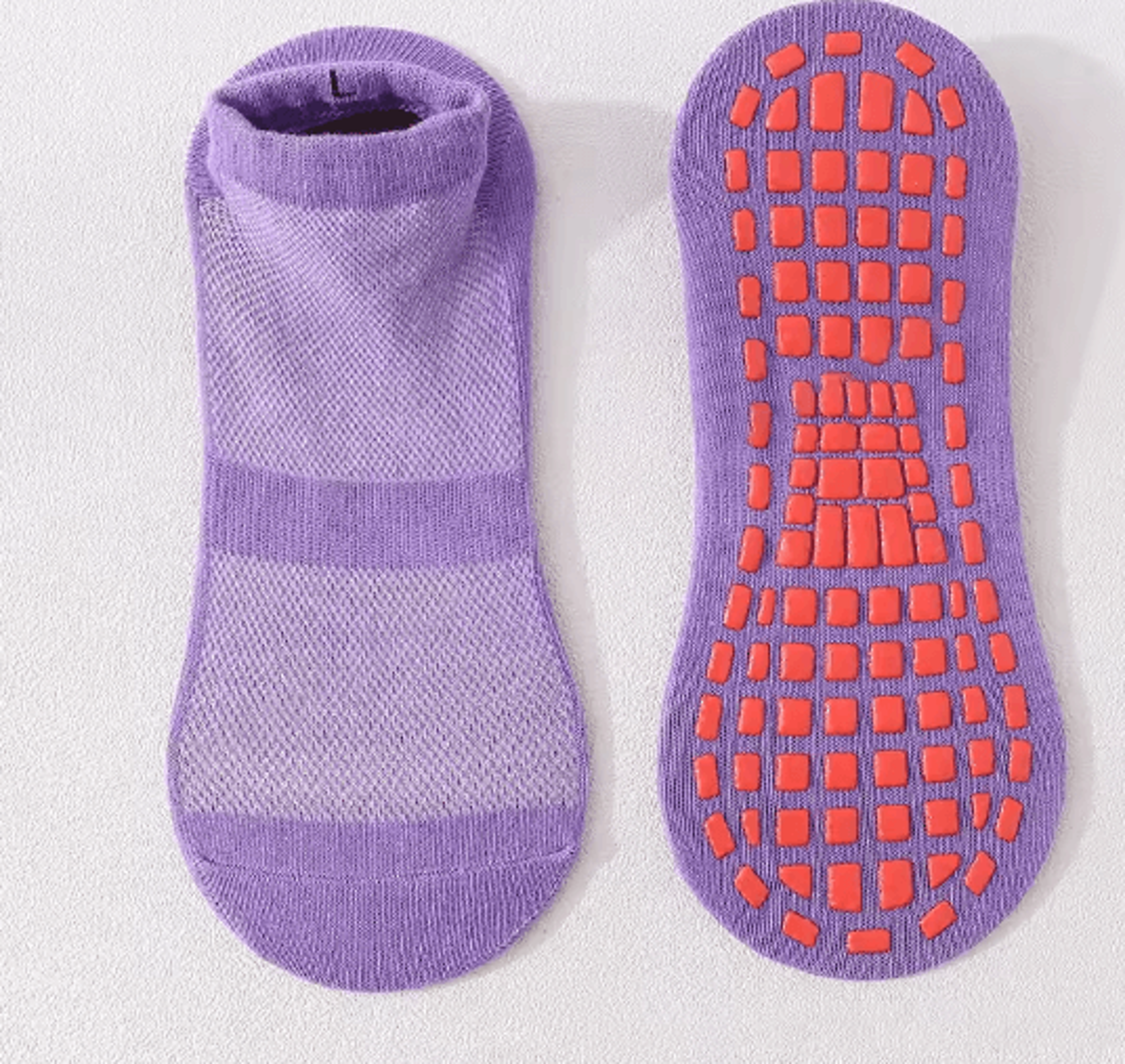 GripFlex Anti Slip Trampoline Socks Breathable Cotton Sport Socks For Kids And Adults 6