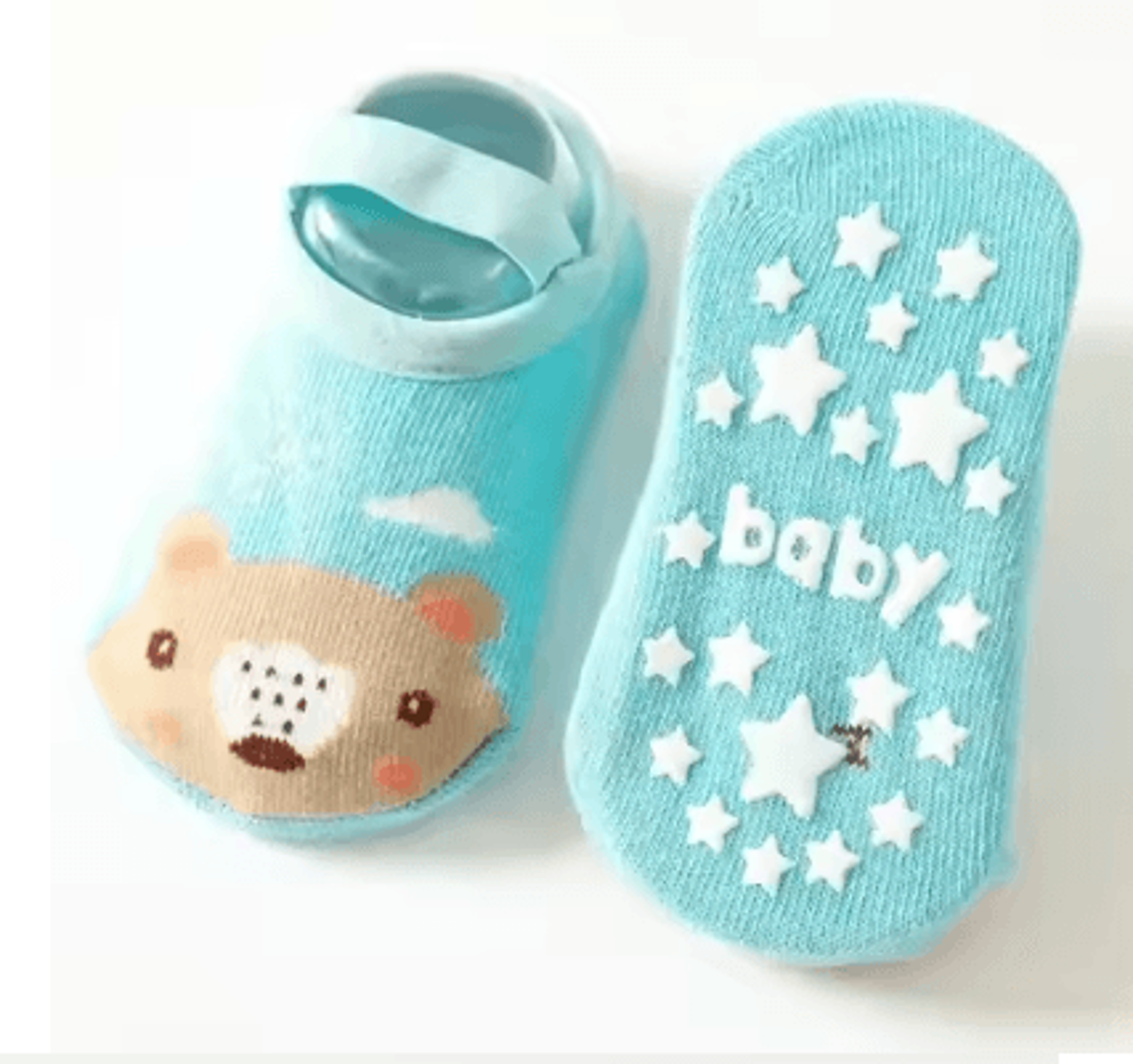 CozyGrip Newborn Non Slip Cotton Baby Socks Cartoon Toddler Floor Socks 5