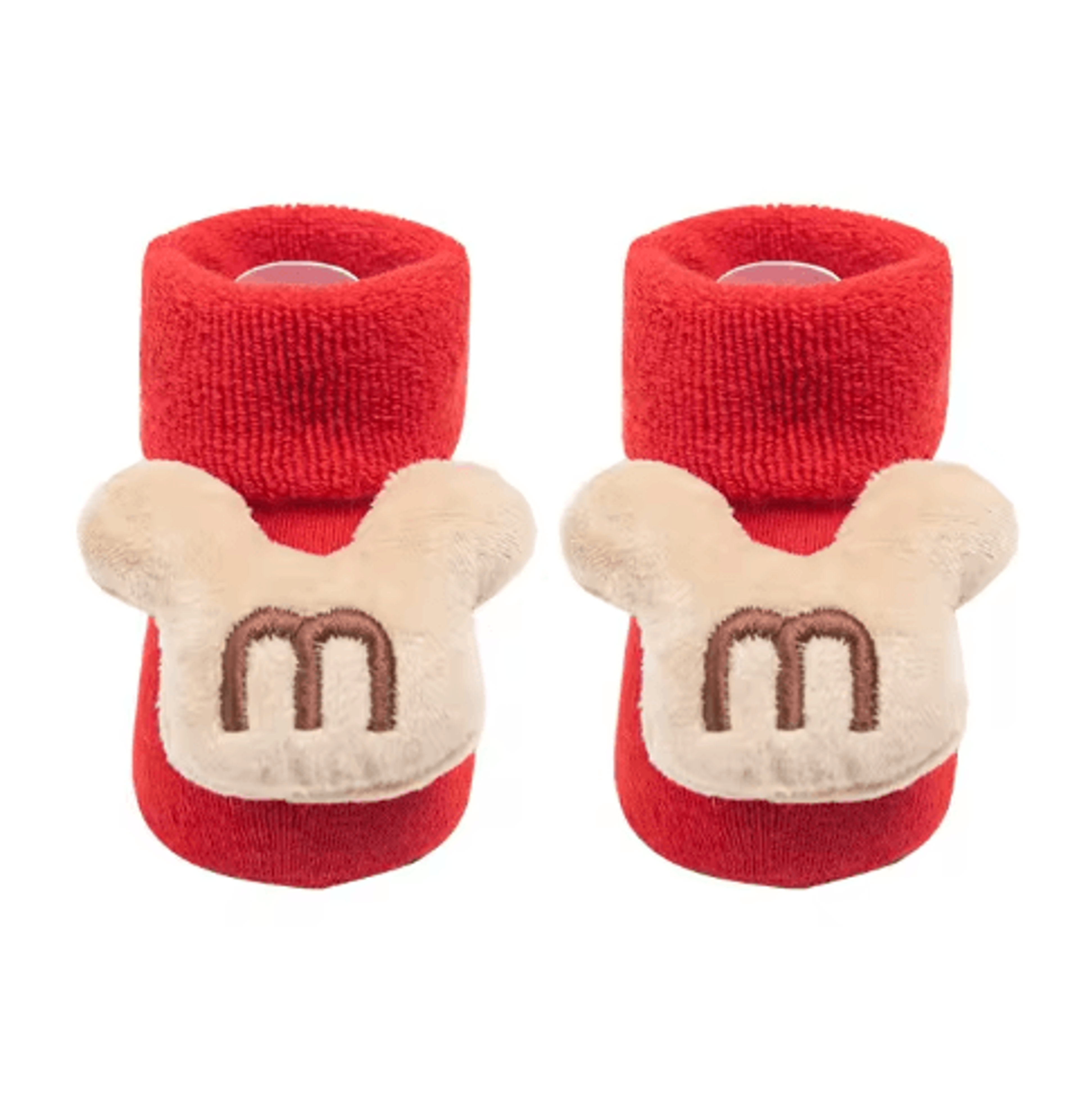 Cozy Christmas Baby Floor Socks With Santa And Snowman Knit Design 9