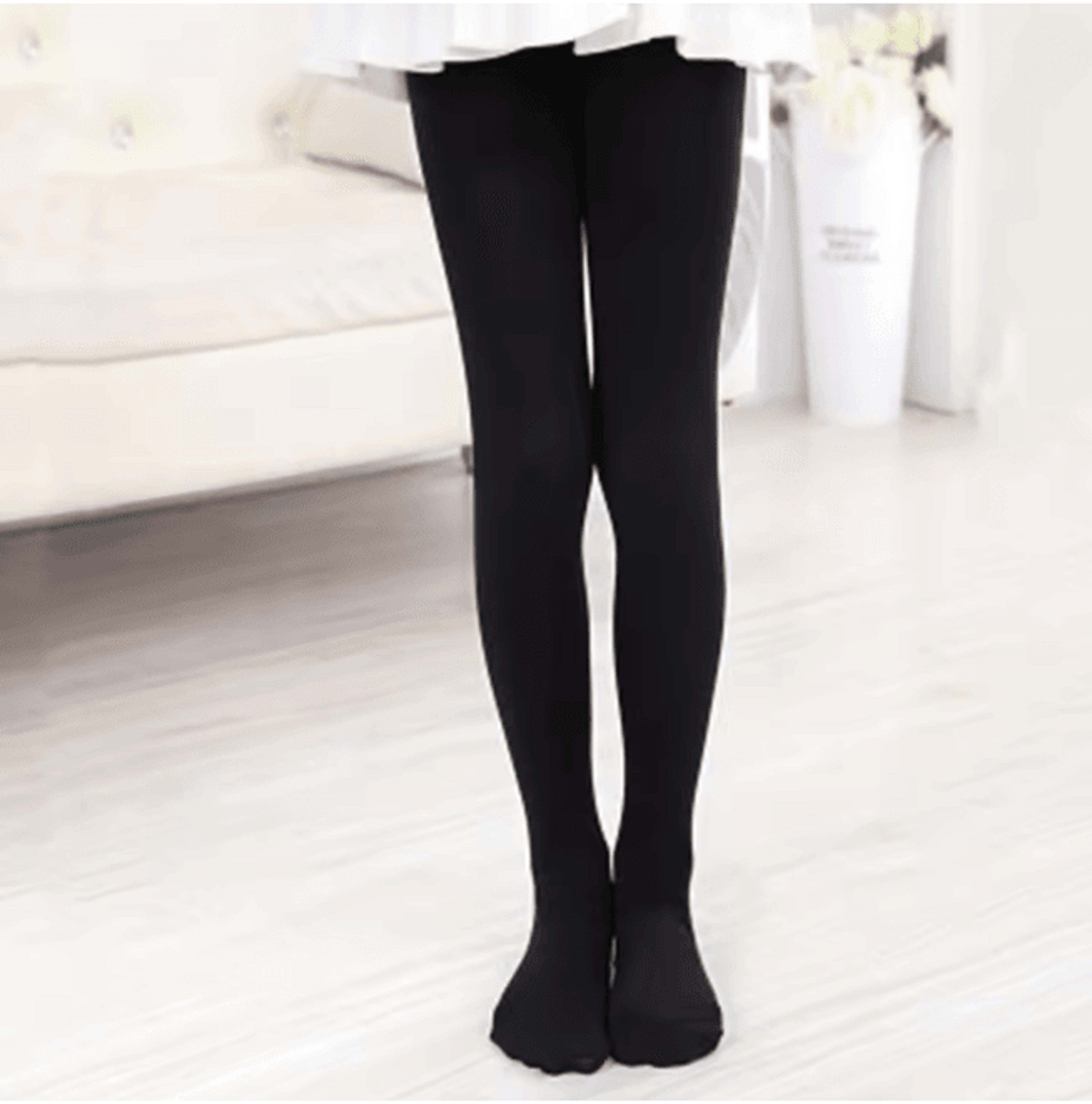Girls Velvet Ballet Dance Tights Soft Solid Color Kids Pantyhose 3